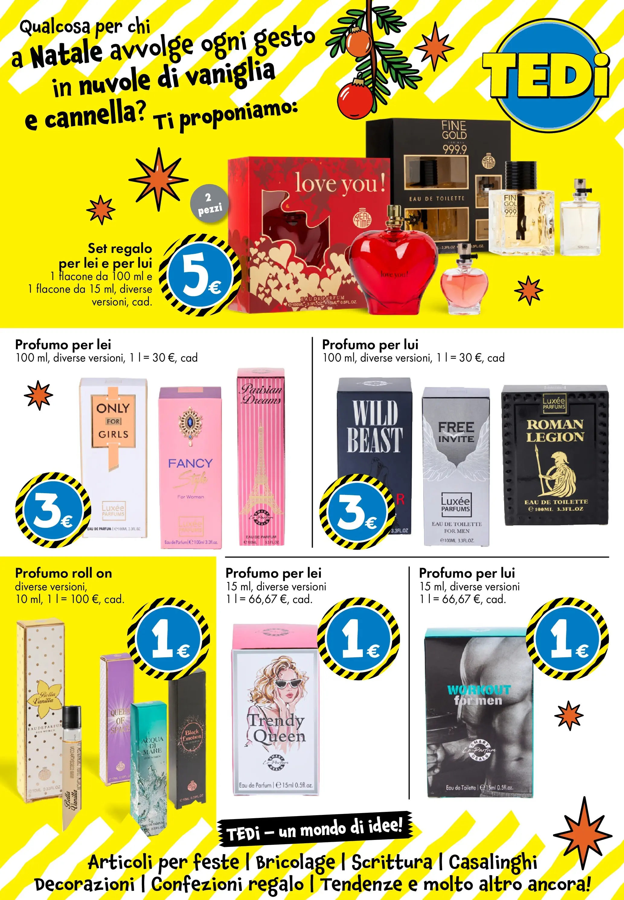 Nuovo TEDi - TEDi volantino fino al 15.11.2025 dal 06/11/2025 > offerte anteprima 🛍️ | Pagina: 29 | Prodotti: Acqua, Profumo, Decorazioni
