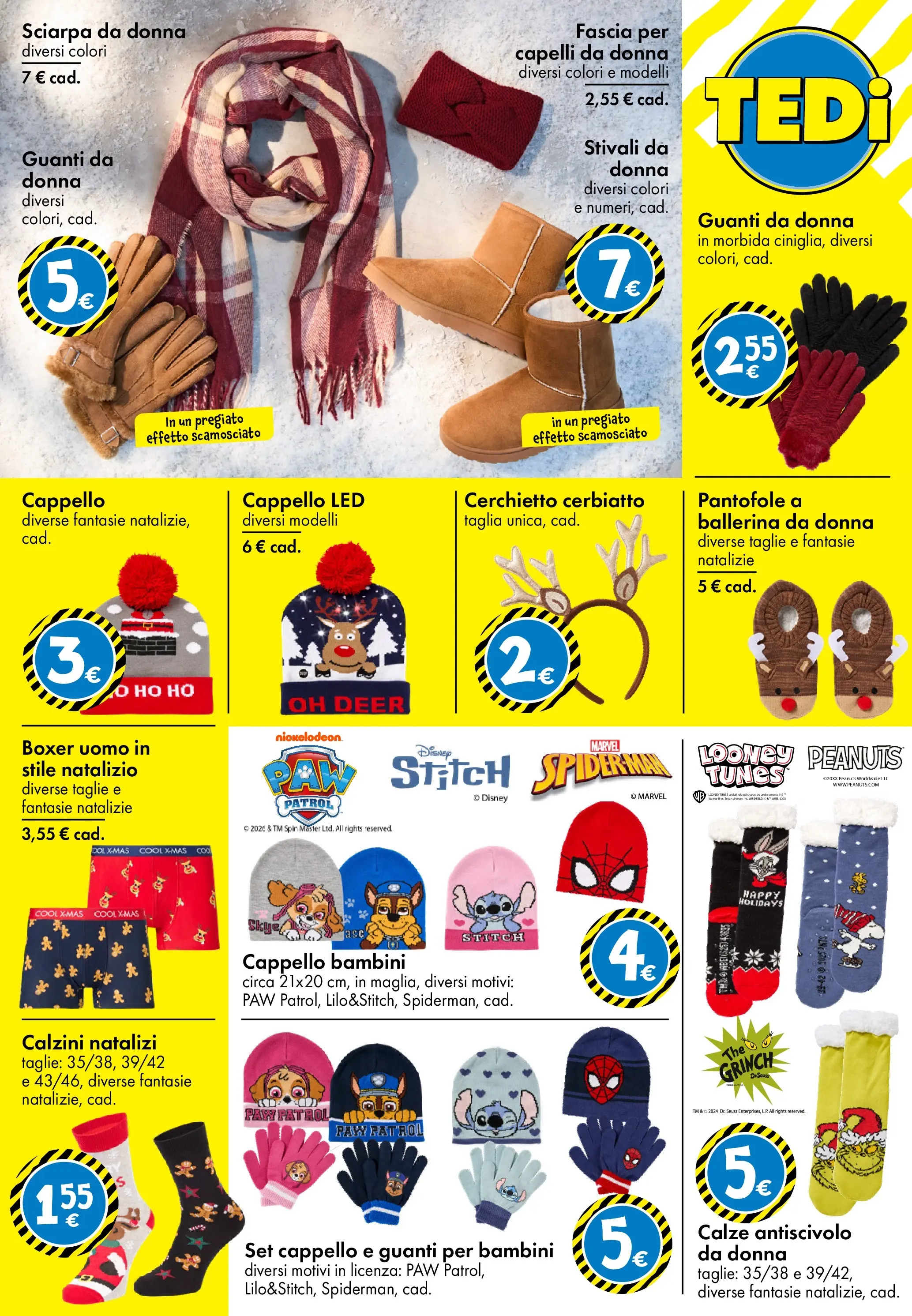 Nuovo TEDi - TEDi volantino fino al 15.11.2025 dal 06/11/2025 > offerte anteprima 🛍️ | Pagina: 31 | Prodotti: Boxer, Sciarpa, Guanti, Cappello