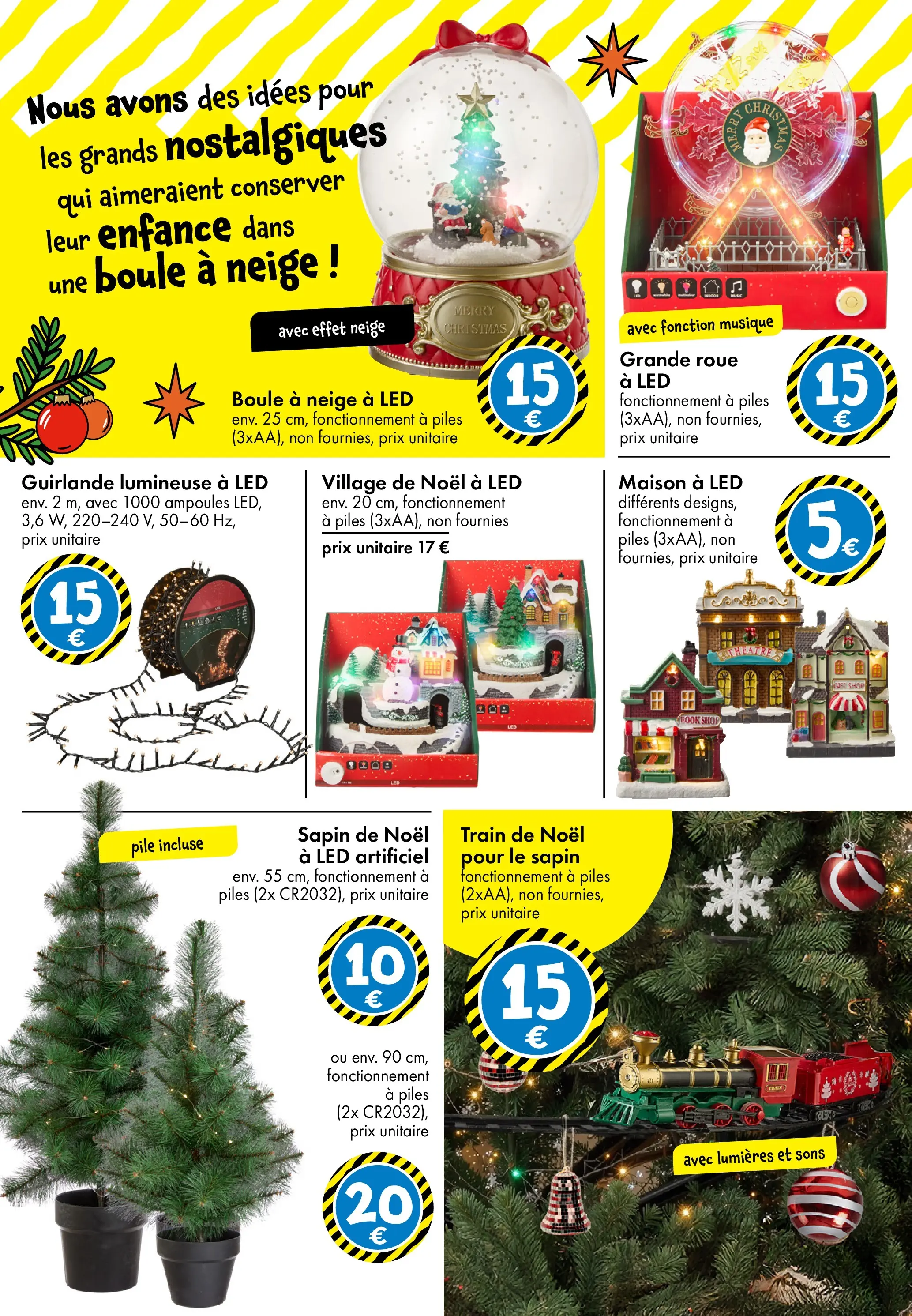 TEDi - TEDi - pleins d'idées à partir du 06/11/2025 - promo en ligne | Page: 11 | Produits: Sapin de Noël, Guirlande lumineuse, Piles