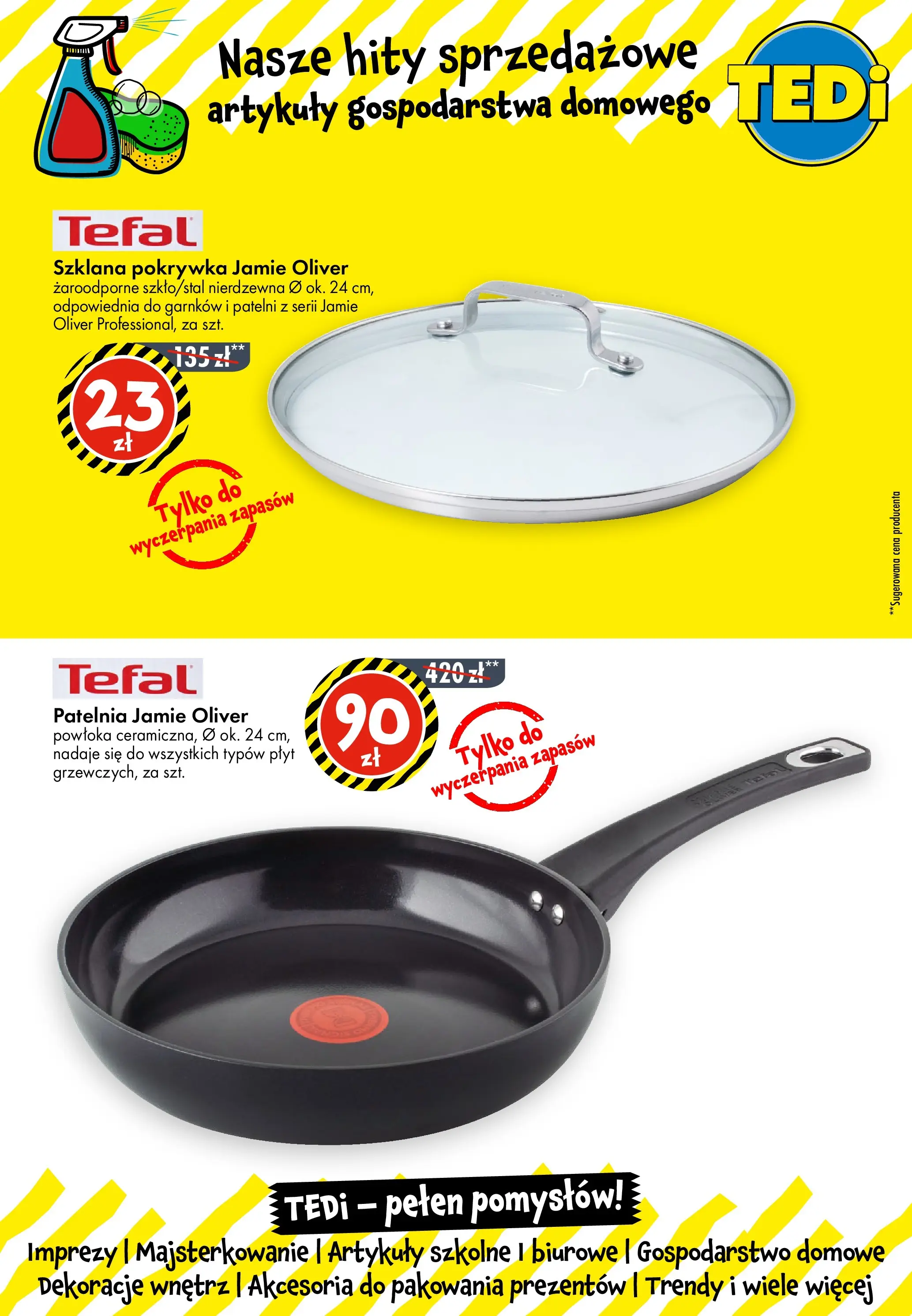 TEDi Gazetka - Kwidzyn od (13.11.2025 - 20.11.2025) | Strona: 6 | Produkty: Patelnia, Artykuły szkolne, Tefal
