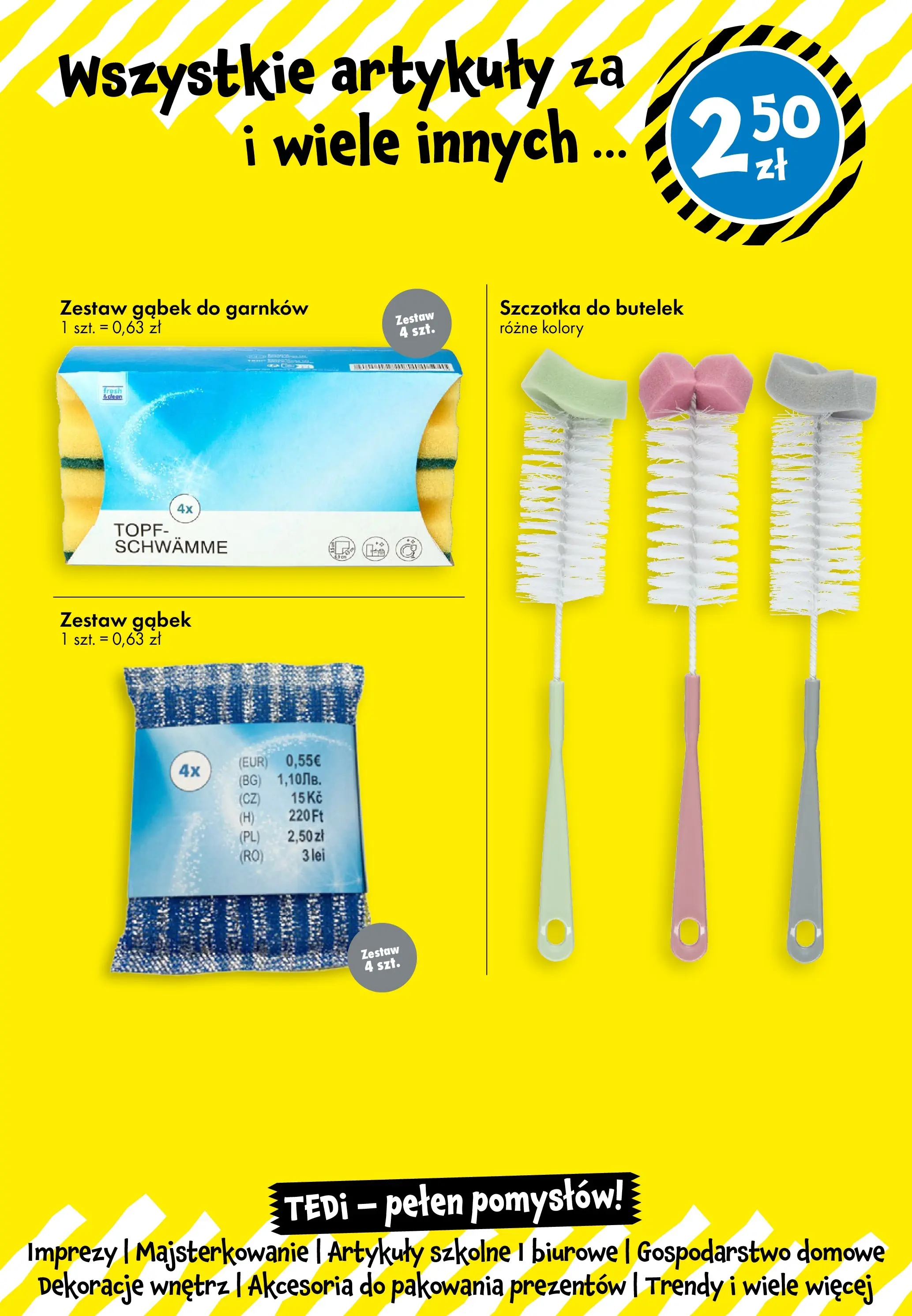 TEDi Gazetka - Kwidzyn od (13.11.2025 - 20.11.2025) | Strona: 14 | Produkty: Szczotka, Artykuły szkolne