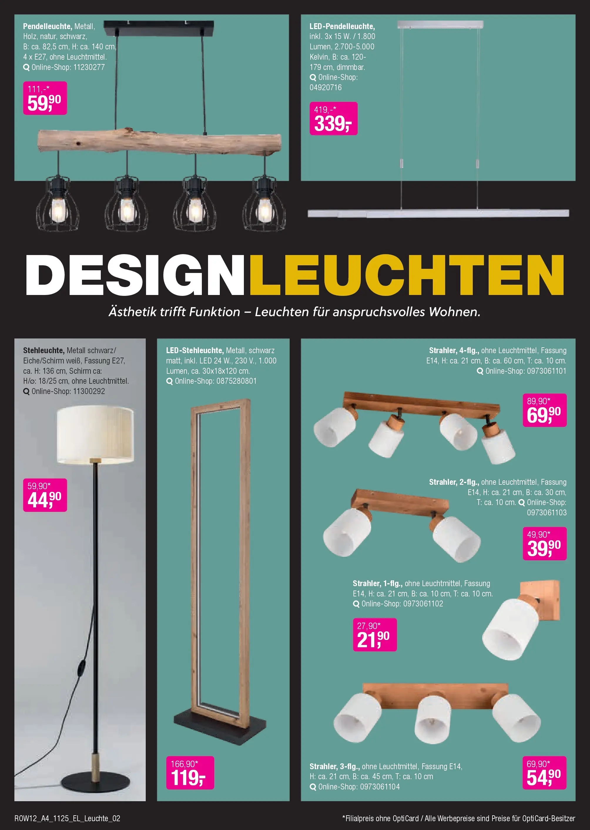 Entdecke - Leuchten Trends (ab 12.11.2025) zum Blättern | Seite: 2