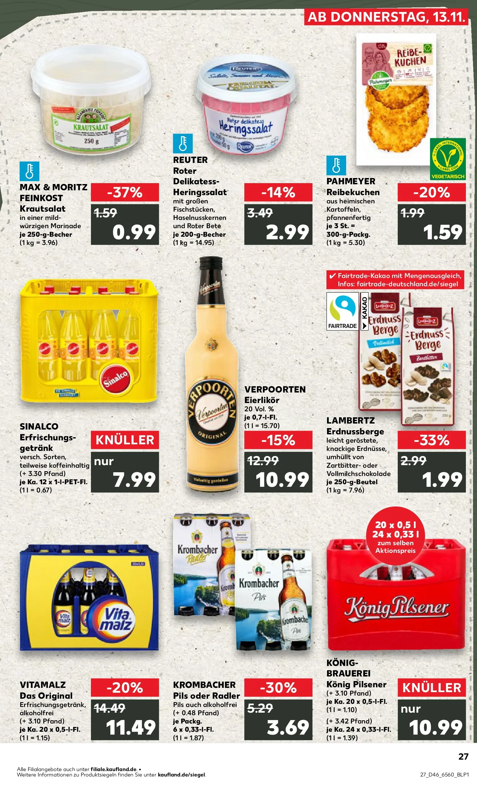 Prospekt Kaufland ab 12.11.2025 » Angebote Online zum Blättern | Seite: 27