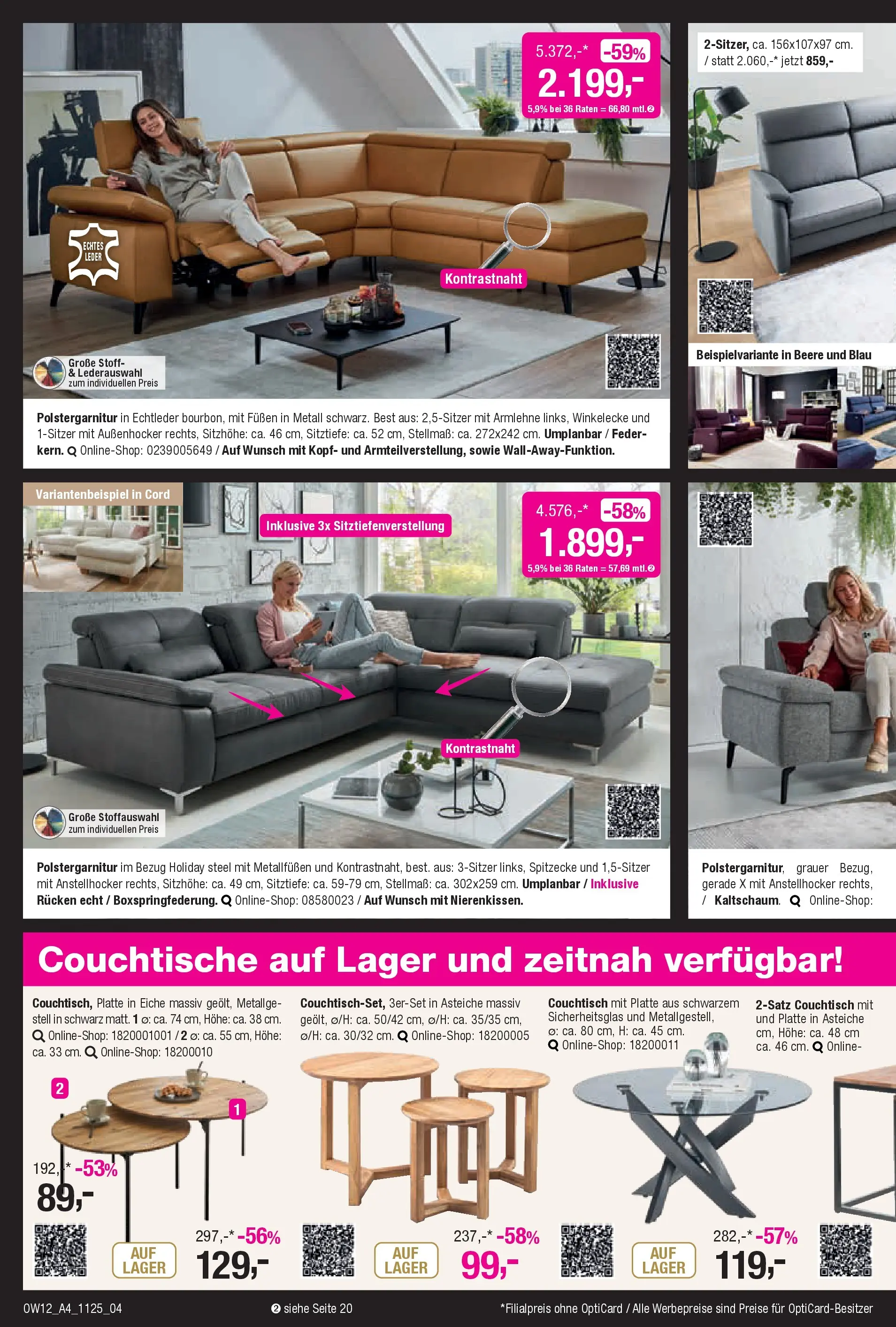 Entdecke - Black Shopping Week (ab 12.11.2025) zum Blättern | Seite: 4 | Produkte: Couchtisch
