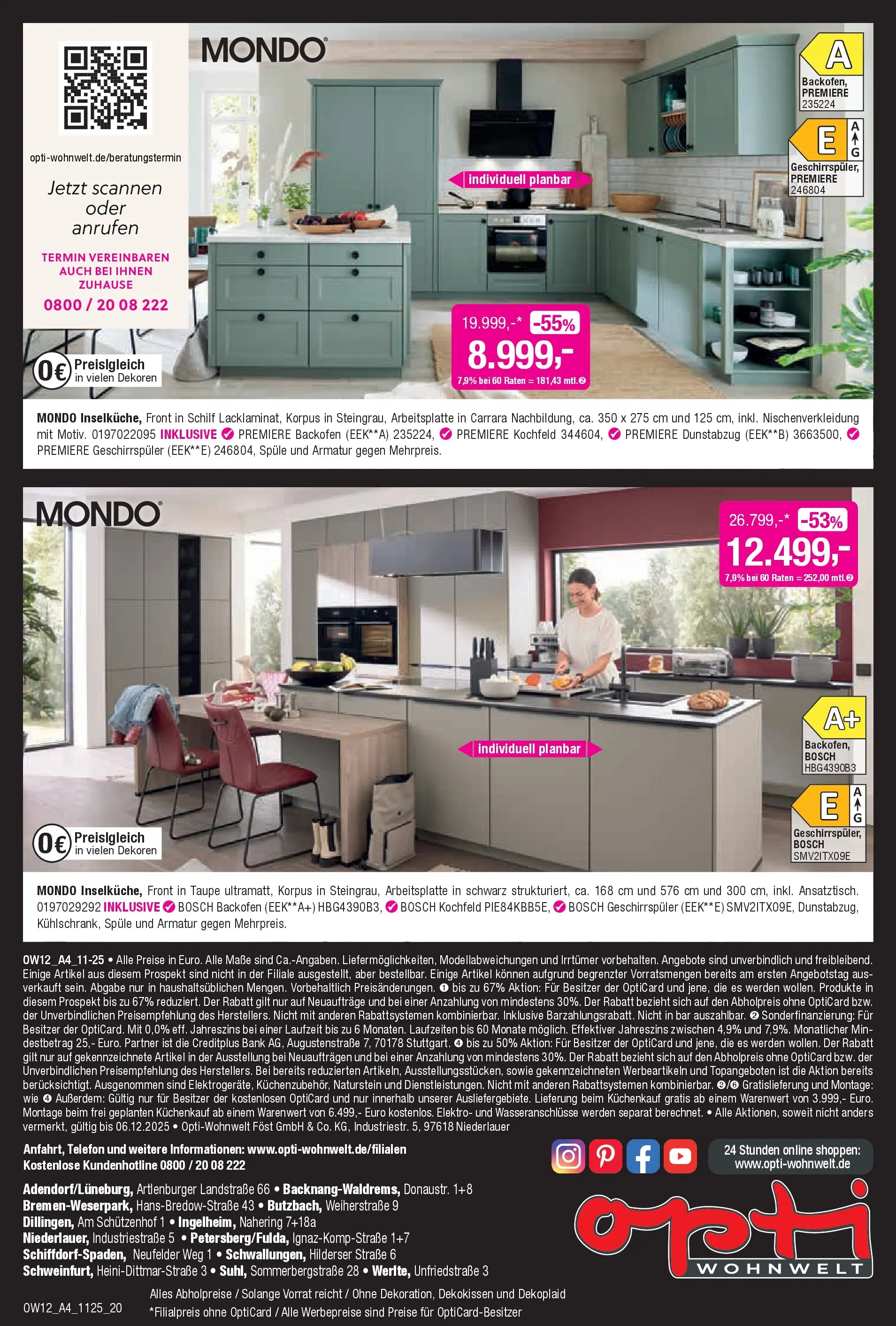 Entdecke - Black Shopping Week (ab 12.11.2025) zum Blättern | Seite: 20 | Produkte: Geschirrspüler, Kochfeld, Backofen, Dunstabzug