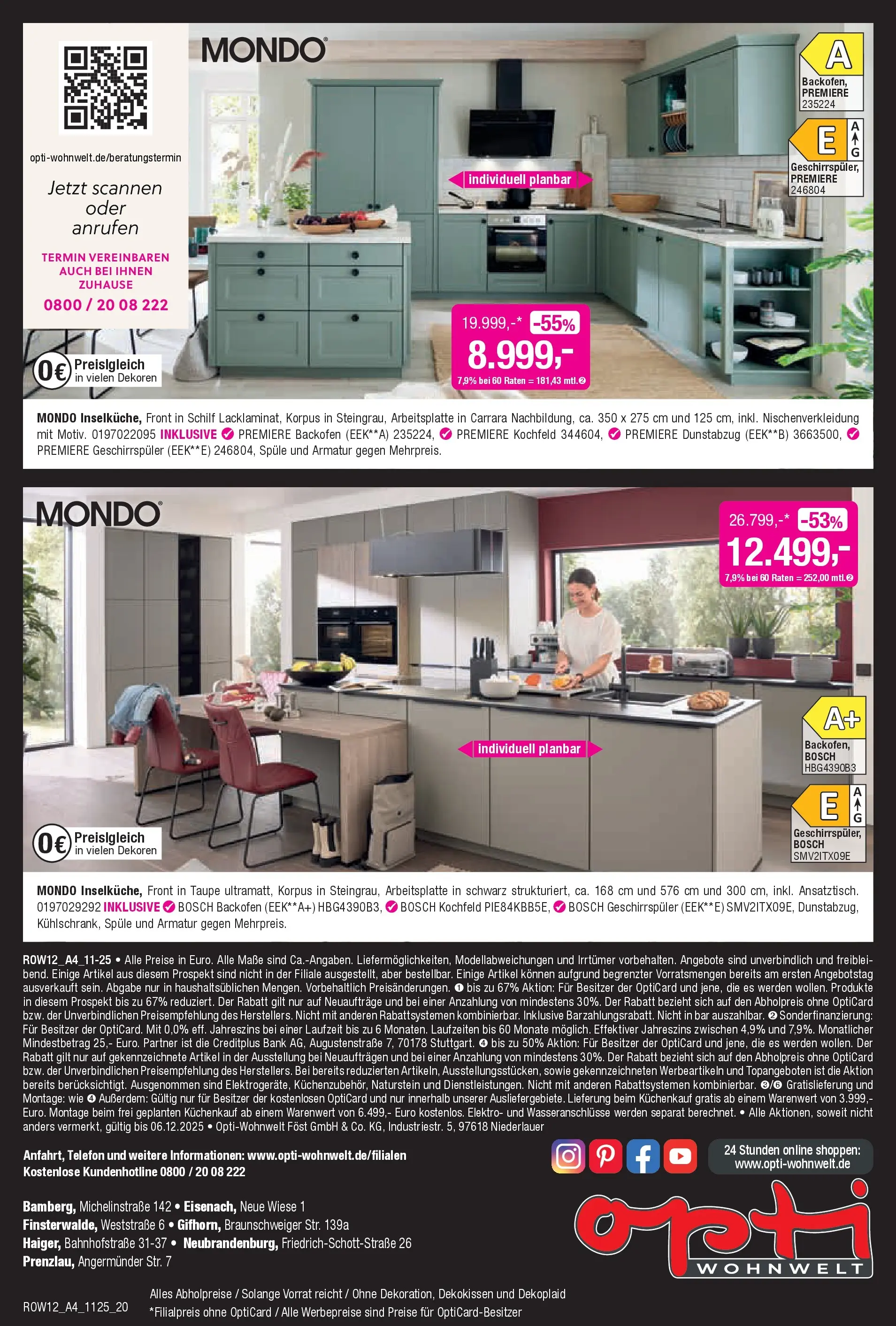 Entdecke - Black Shopping Week (ab 12.11.2025) zum Blättern | Seite: 20 | Produkte: Bosch, Geschirrspüler, Kochfeld, Armatur