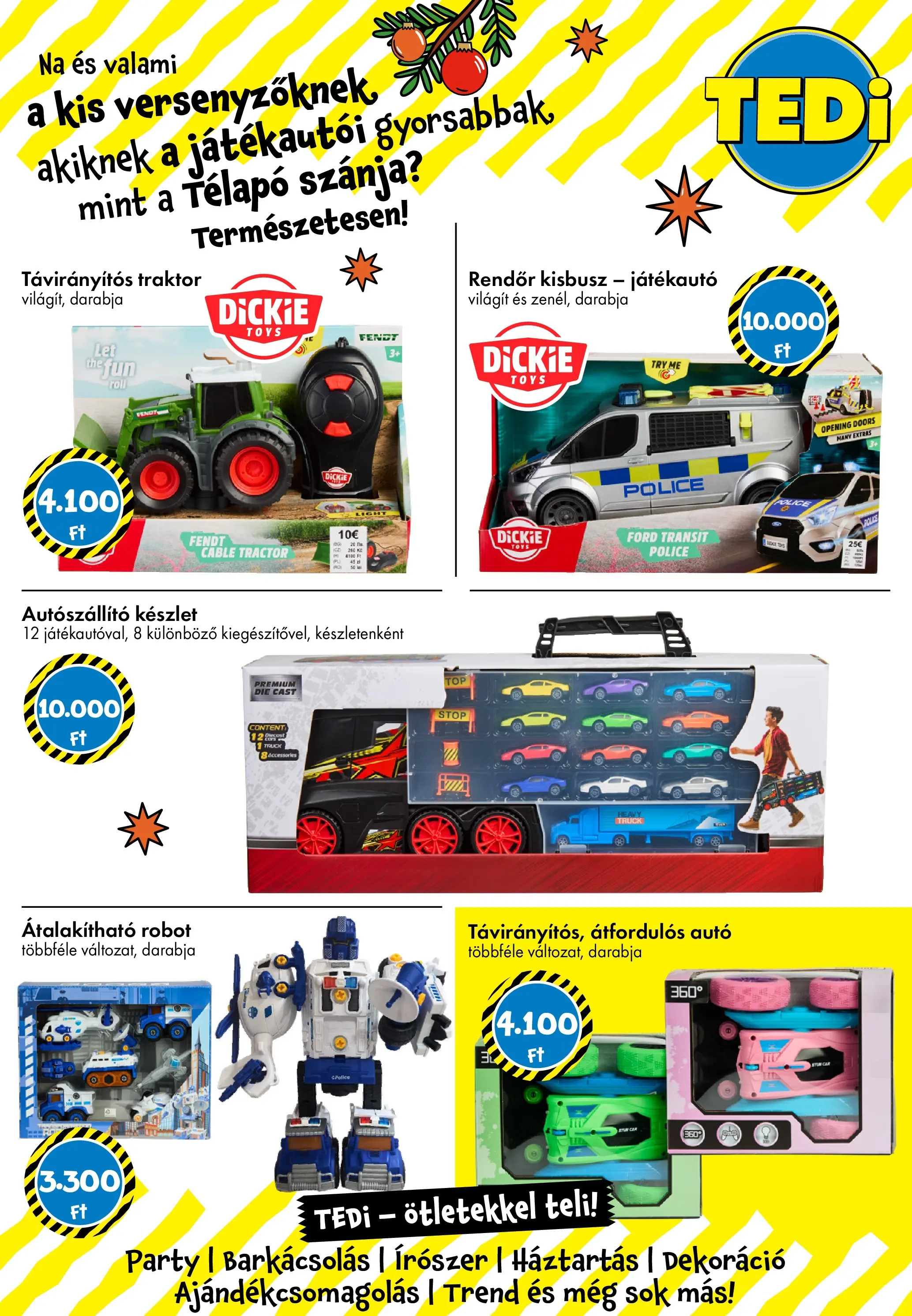 TEDi Akciós újság - 2025.11.07. -tól/töl > akció, lapozható szórólap 🛍️ | Oldal: 15 | Termékek: Robot, Dekoráció
