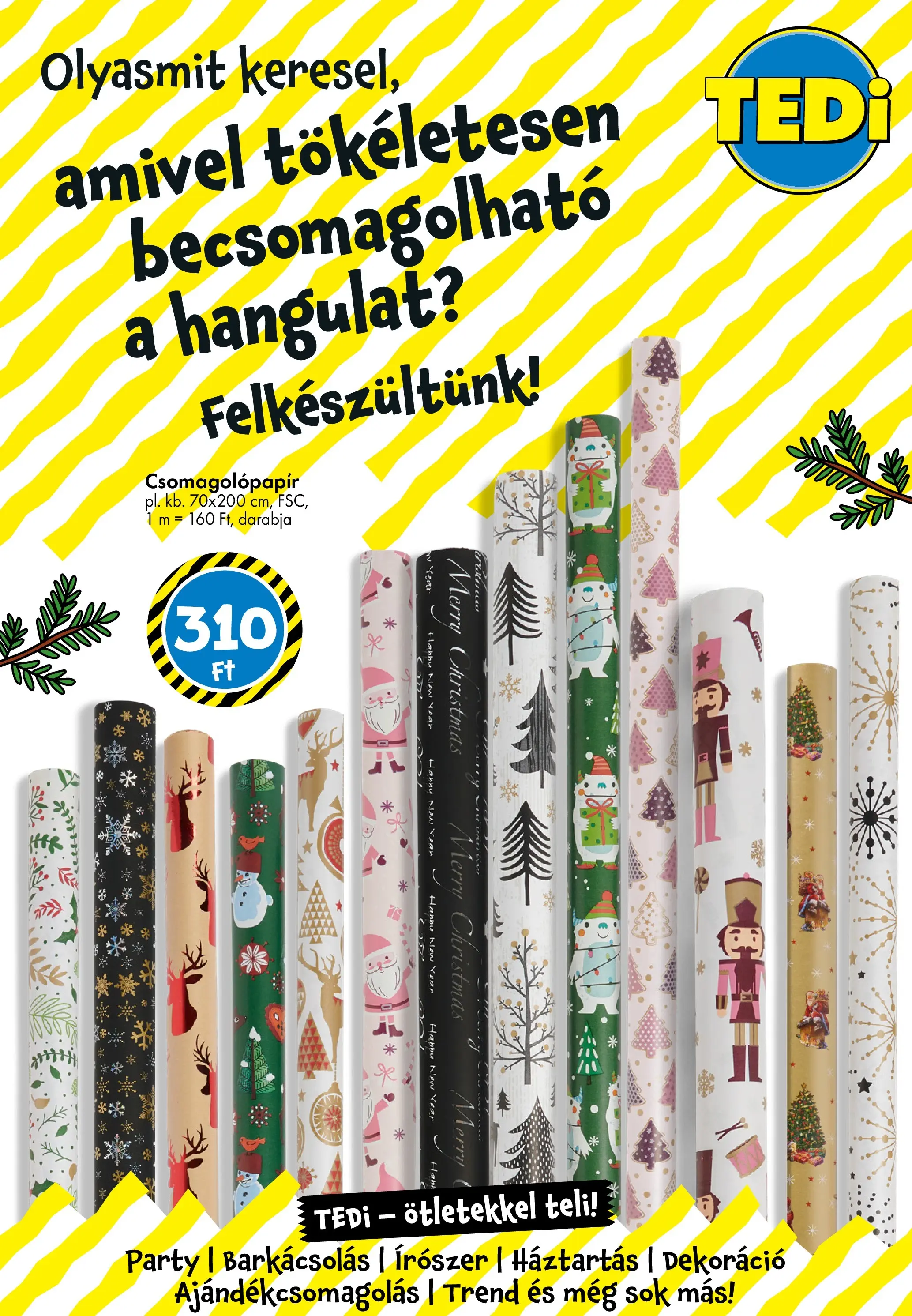 TEDi Akciós újság - 2025.11.07. -tól/töl > akció, lapozható szórólap 🛍️ | Oldal: 35 | Termékek: Dekoráció