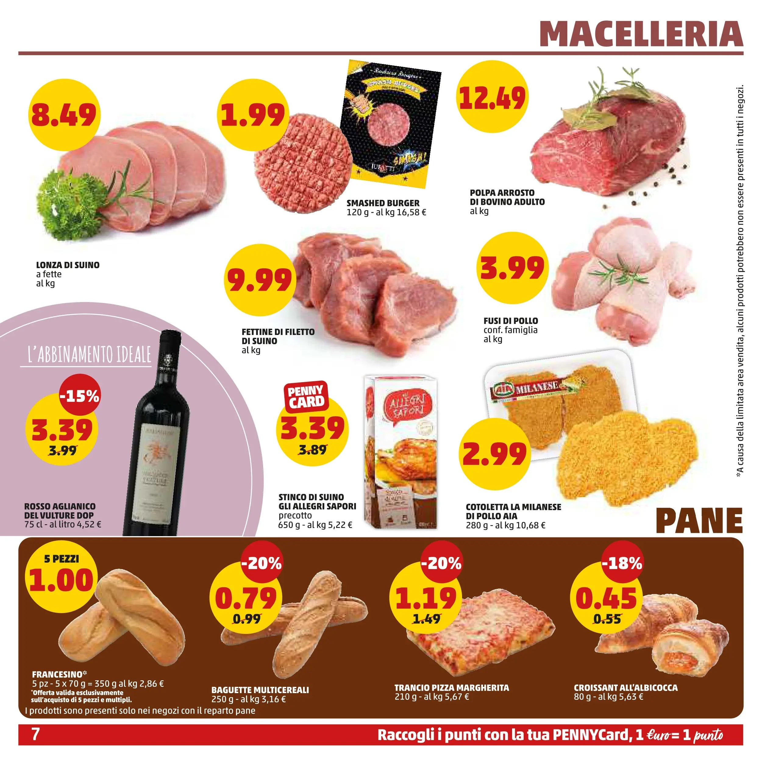 Volantino PENNY dal 06/11/2025 anteprima > (PENNY Napoli catalogo) | Pagina: 7 | Prodotti: Bovino, Arrosto, Pane, Pollo