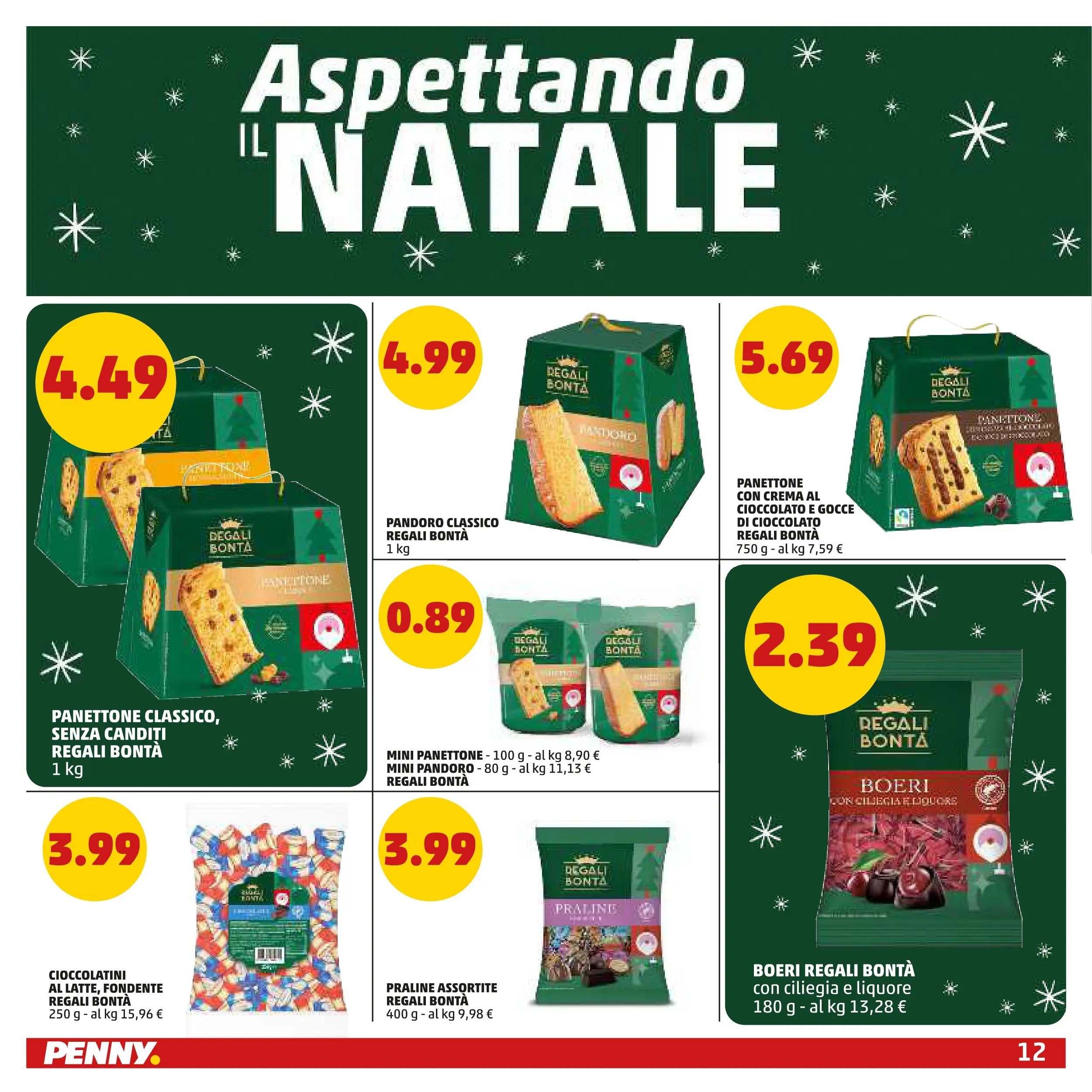 Volantino PENNY dal 06/11/2025 anteprima > (PENNY - Maxi formato) | Pagina: 12 | Prodotti: Crema, Cioccolato, Panettone, Cioccolatini
