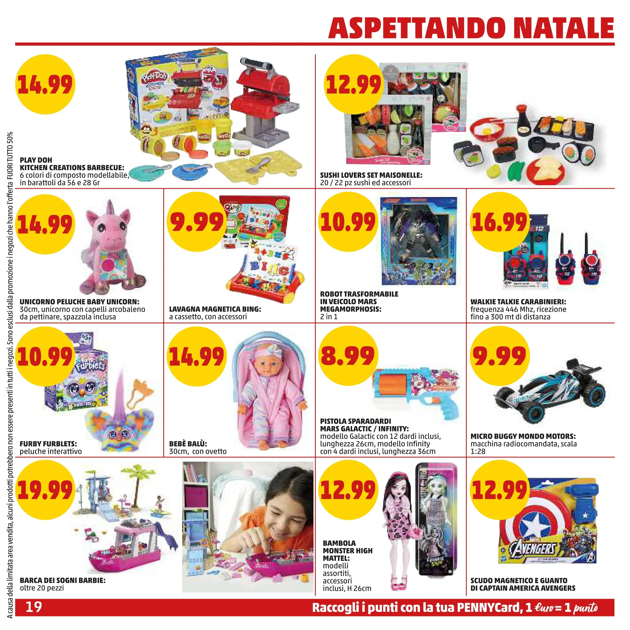 Volantino PENNY dal 06/11/2025 anteprima > (PENNY - Maxi formato) | Pagina: 19 | Prodotti: Peluche, Barbecue, Robot, Barattoli