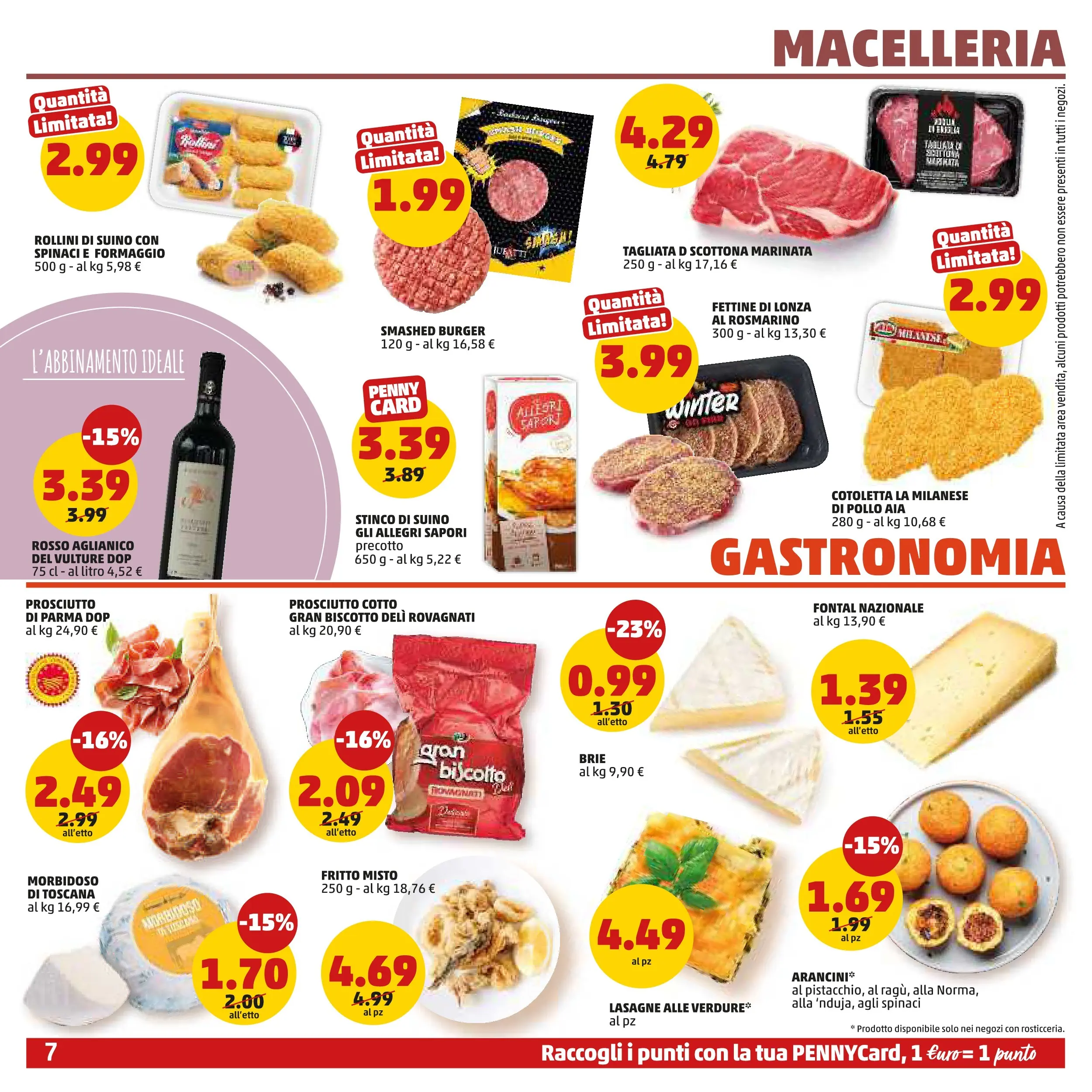 Volantino PENNY dal 06/11/2025 anteprima > (PENNY - Maxi formato) | Pagina: 7 | Prodotti: Rosmarino, Prosciutto Cotto, Pollo, Suino