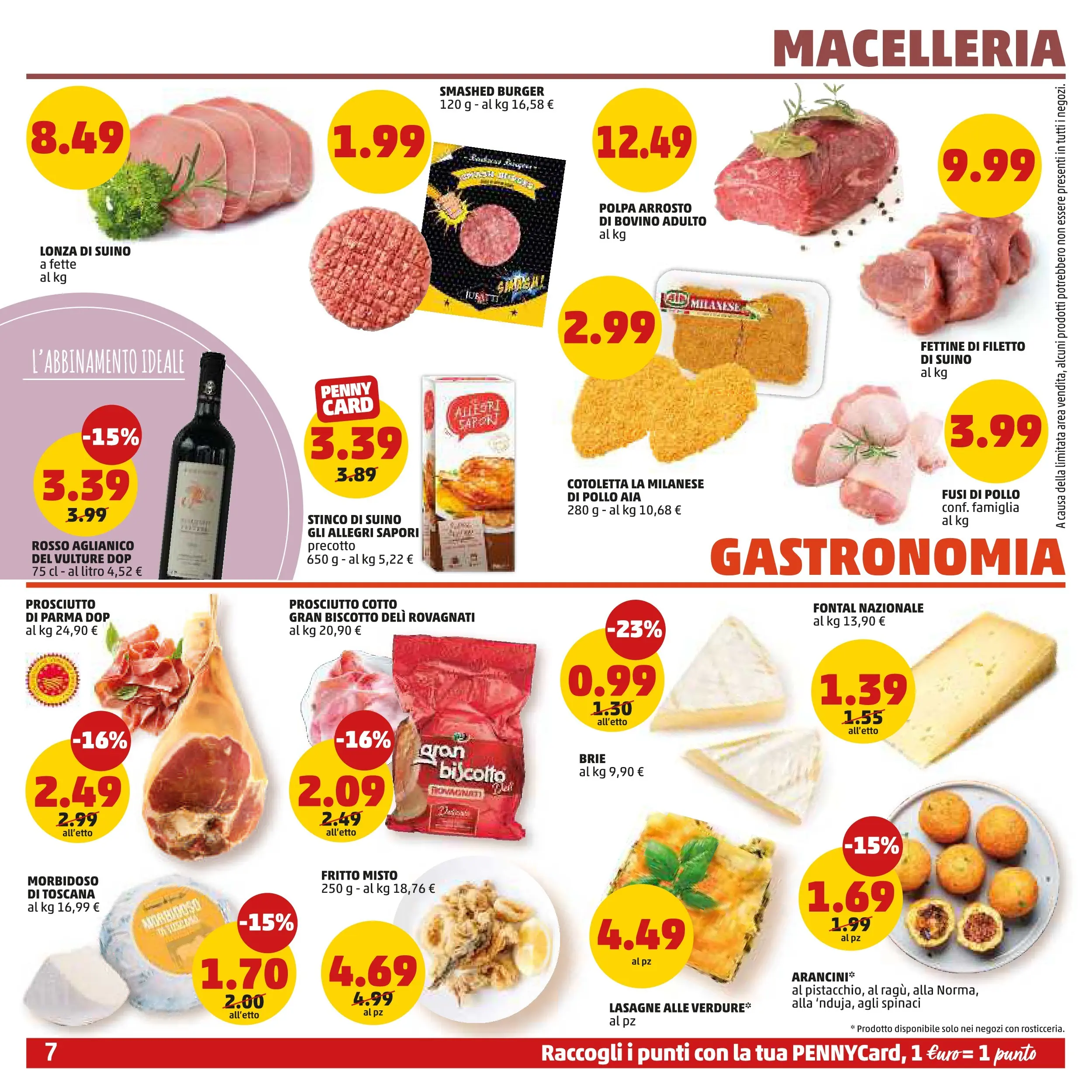 Volantino PENNY dal 06/11/2025 anteprima > (PENNY - Maxi formato) | Pagina: 7 | Prodotti: Bovino, Prosciutto Cotto, Suino, Prosciutto
