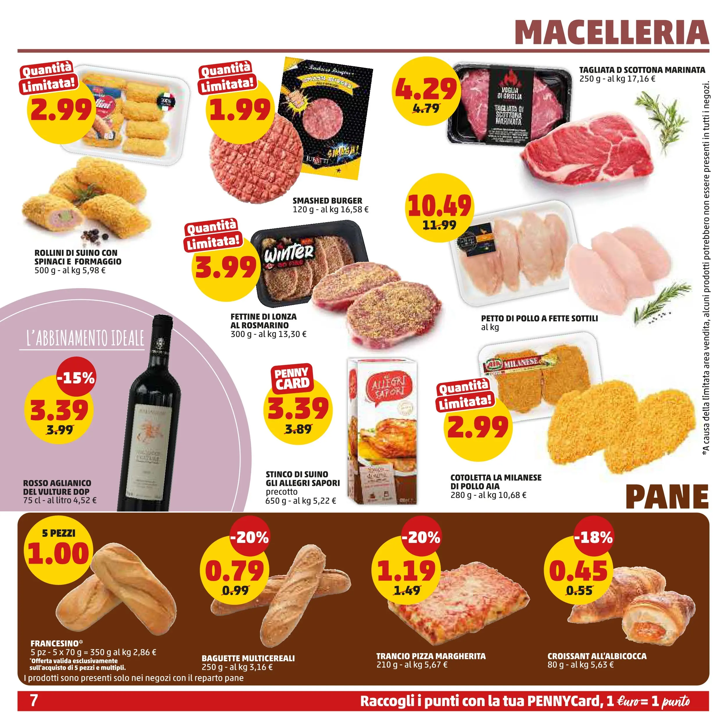 Volantino PENNY dal 06/11/2025 anteprima > (PENNY - Maxi formato) | Pagina: 7 | Prodotti: Petto di Pollo, Pollo, Suino, Spinaci
