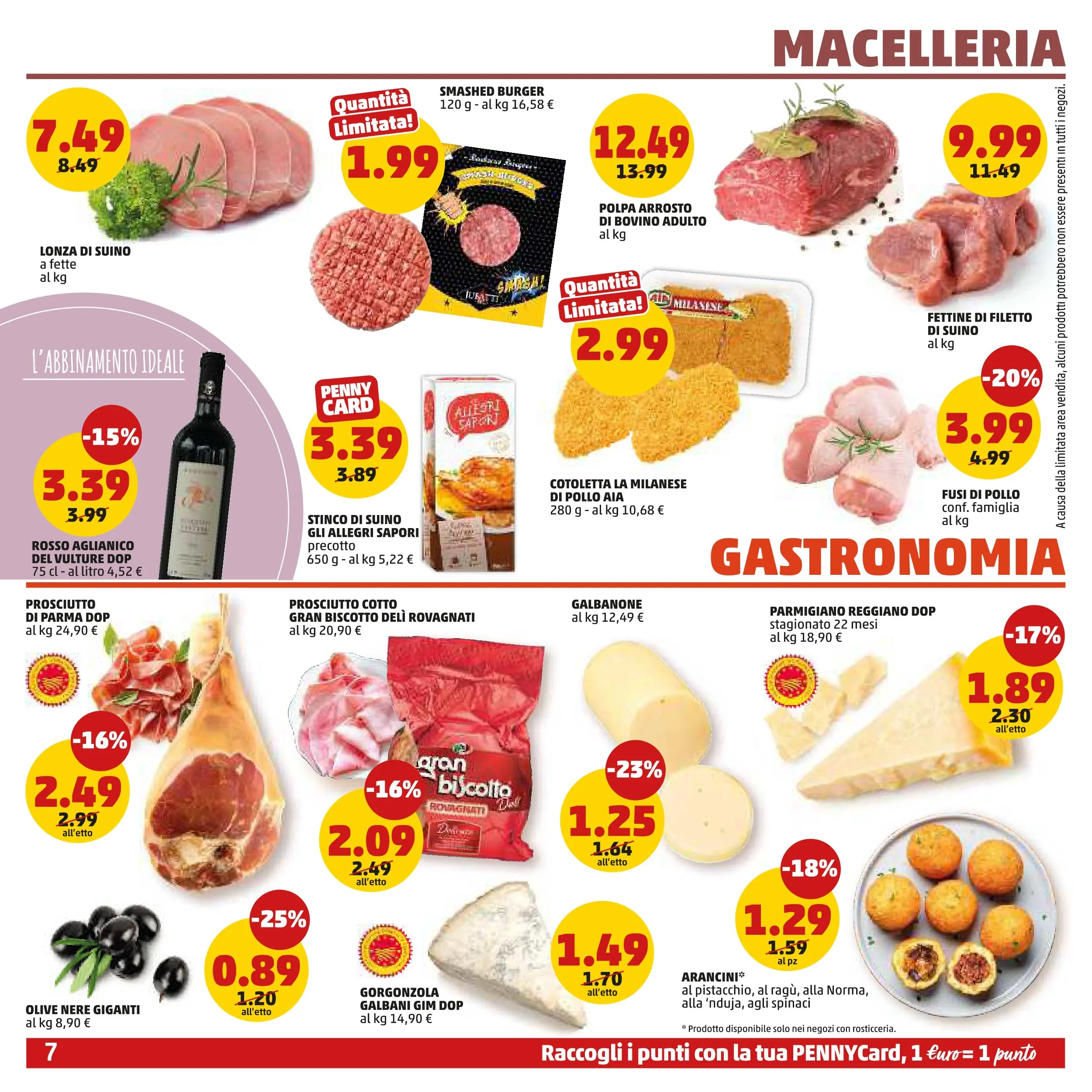 Volantino PENNY dal 06/11/2025 anteprima > (PENNY Palermo catalogo) | Pagina: 7 | Prodotti: Arrosto, Pollo, Spinaci, Parmigiano reggiano