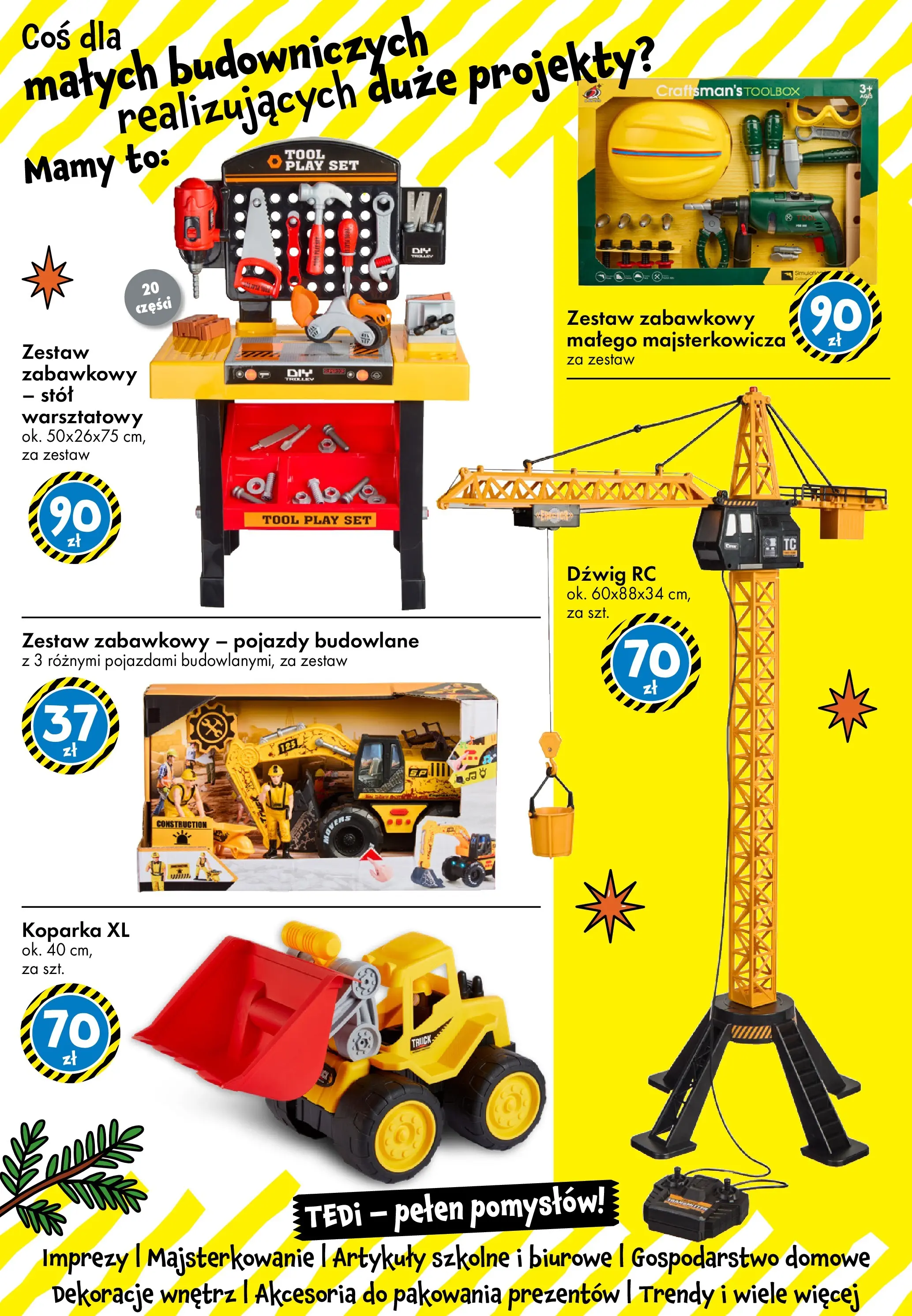 TEDi Gazetka od (07.11.2025 - 15.11.2025) | Strona: 14 | Produkty: Stół, Artykuły szkolne