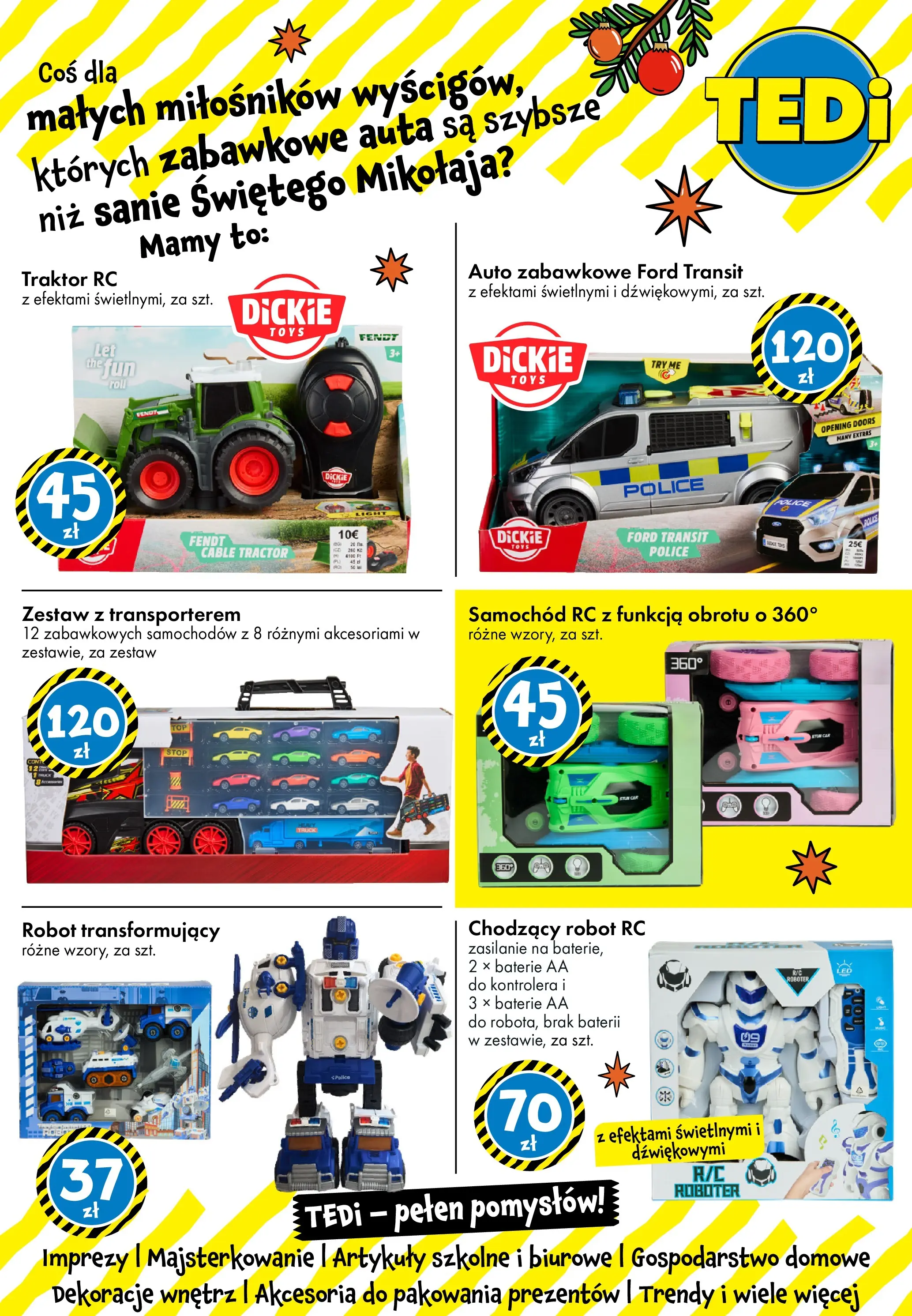 TEDi Gazetka od (07.11.2025 - 15.11.2025) | Strona: 15 | Produkty: Baterie, Robot, Artykuły szkolne