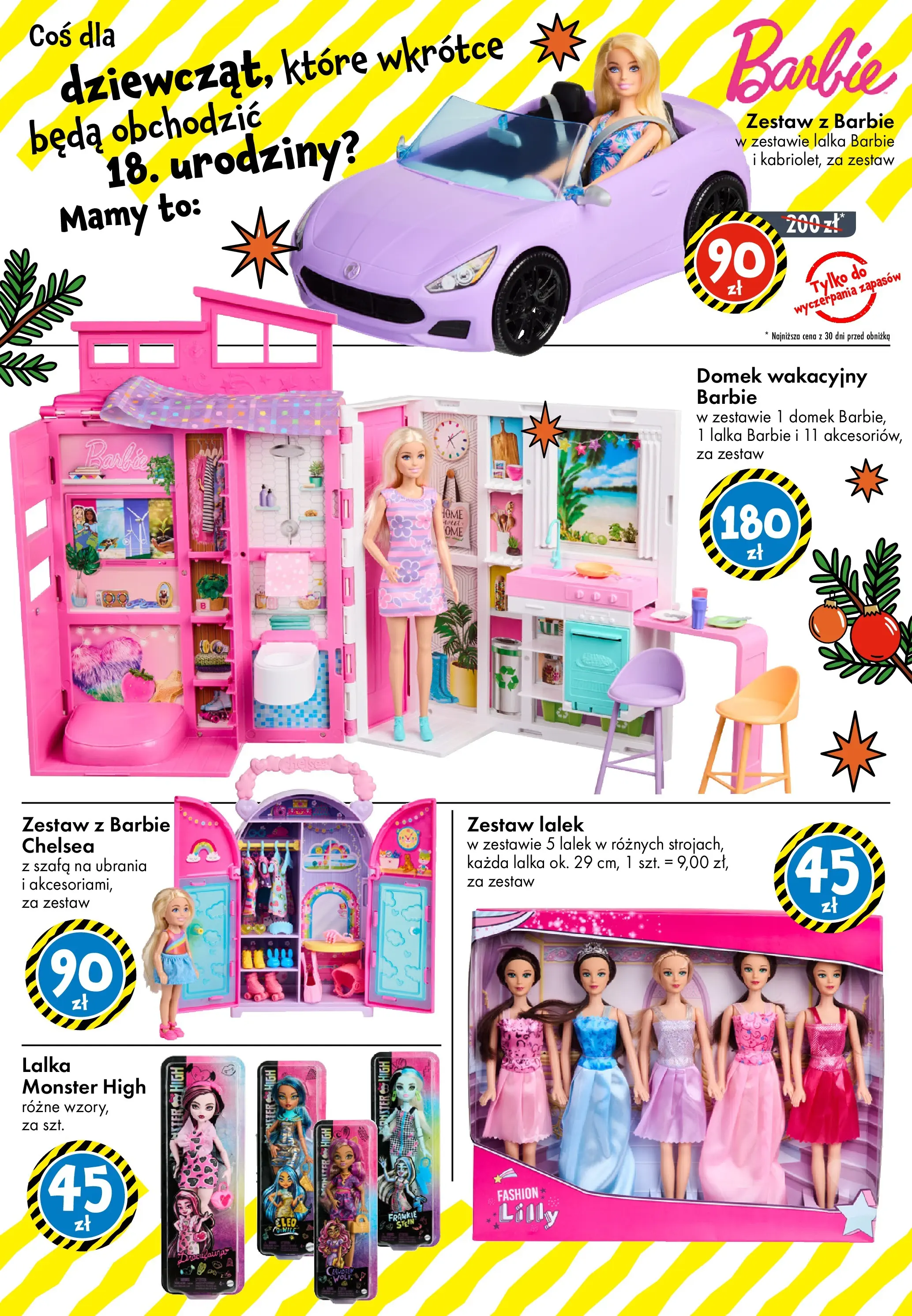 TEDi Gazetka od (07.11.2025 - 15.11.2025) | Strona: 16 | Produkty: Ubrania, Lalka, Barbie, Szafa