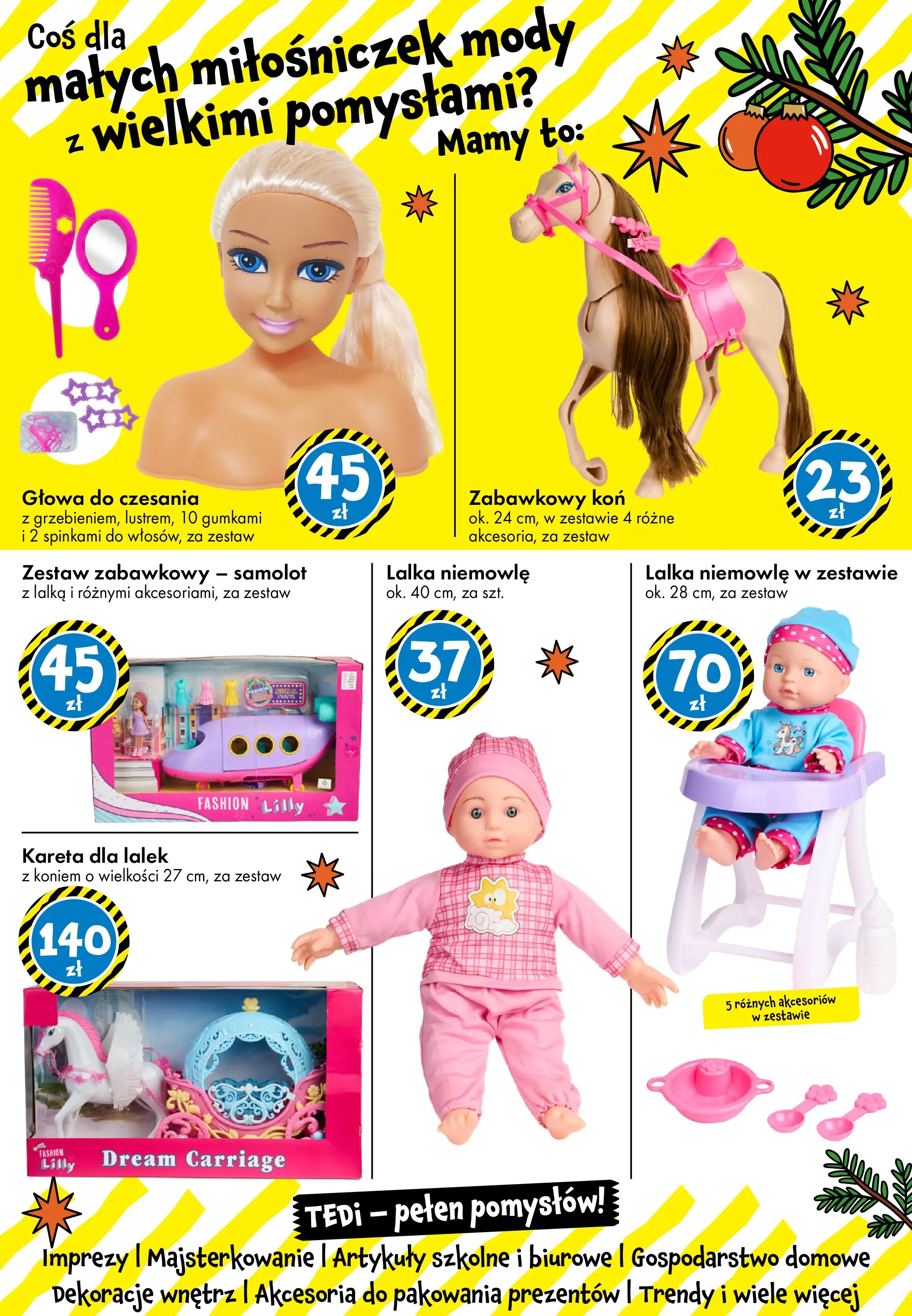 TEDi Gazetka od (07.11.2025 - 15.11.2025) | Strona: 17 | Produkty: Lalka, Artykuły szkolne