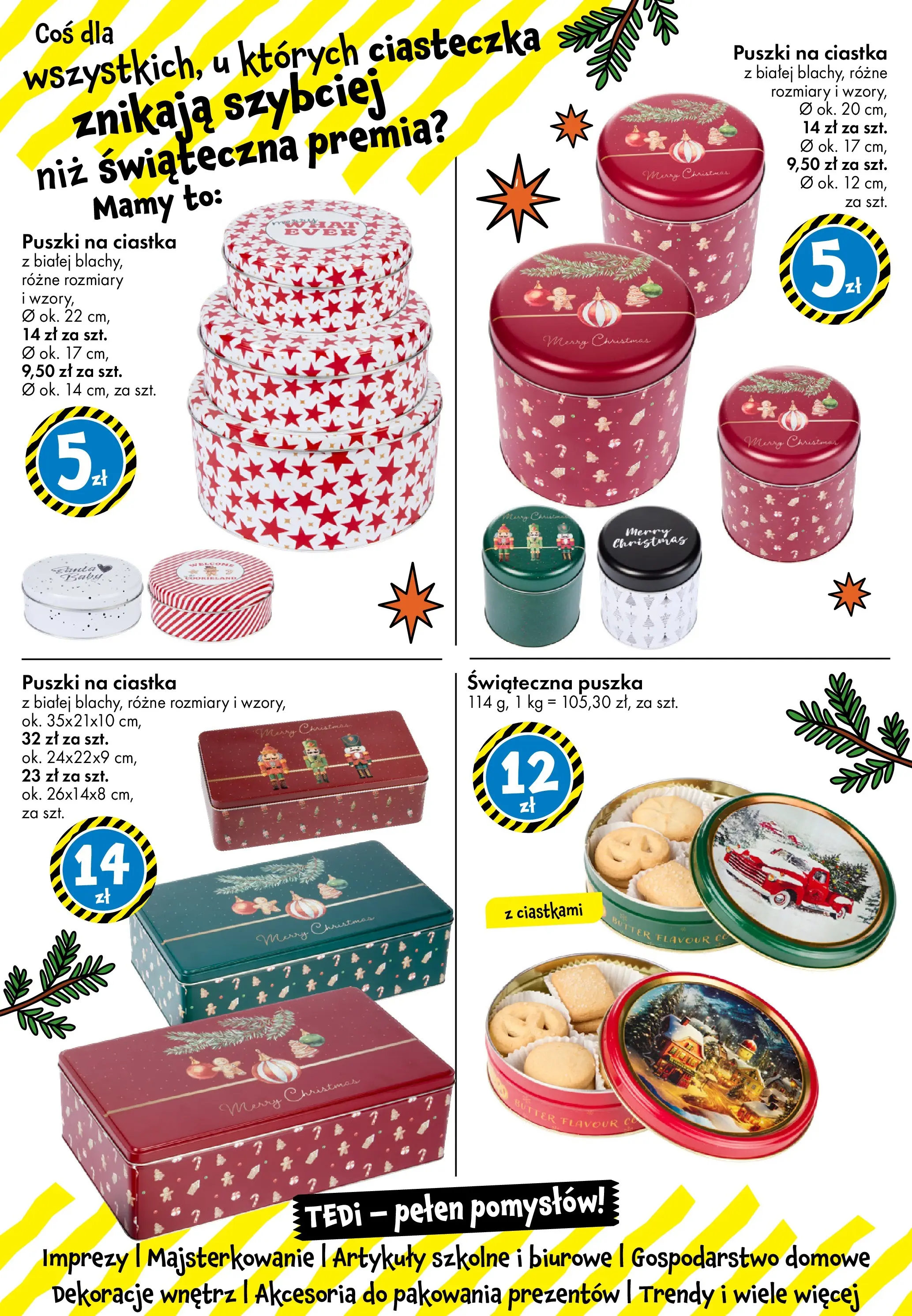 TEDi Gazetka od (07.11.2025 - 15.11.2025) | Strona: 26 | Produkty: Ciastka, Artykuły szkolne, Ciasteczka