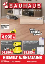 Bauhaus újság érvényessége 2025.12.02-ig