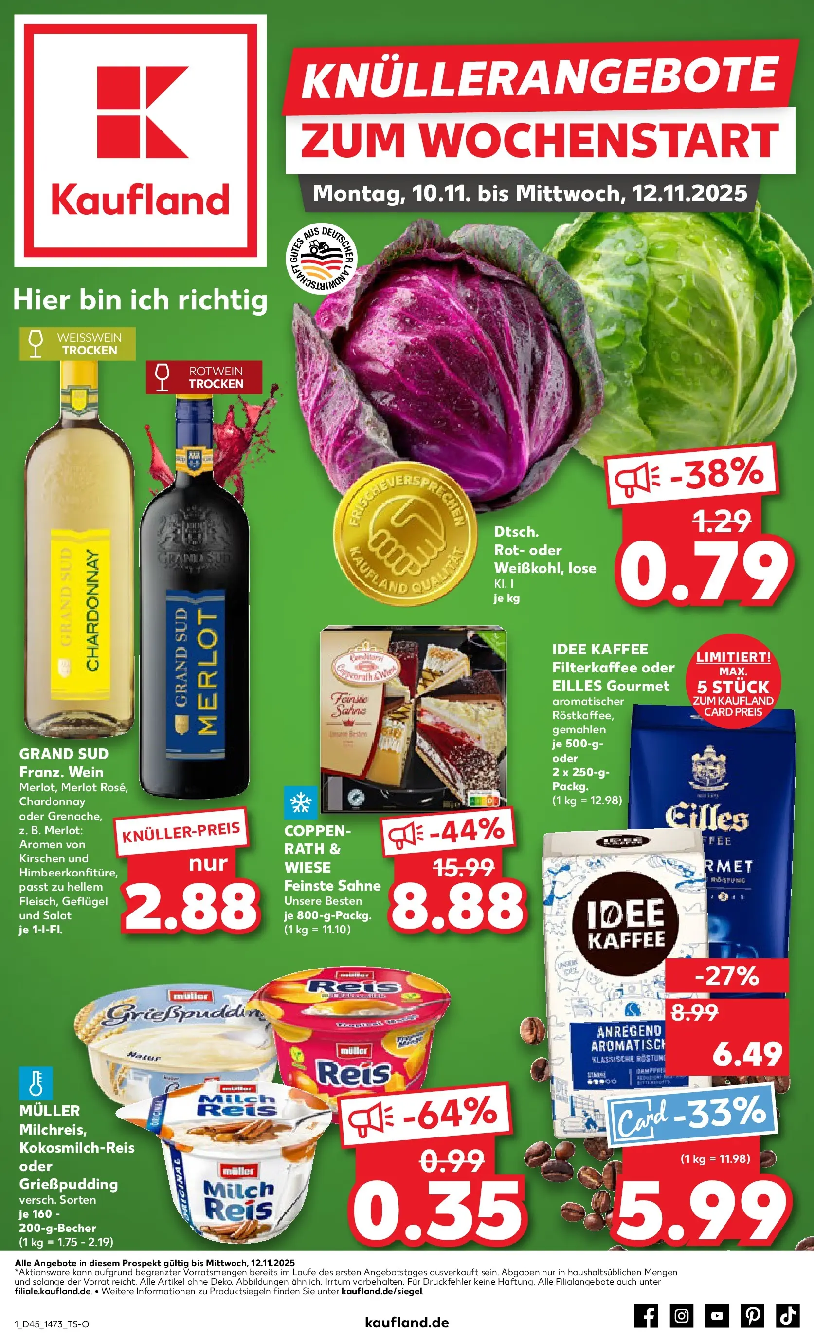 Prospekt Kaufland ab 10.11.2025 » Angebote und Werbung Online | Seite: 1 Prospekt Kaufland ab 10.11.2025 » Angebote Online zum Blättern | Seite: 1