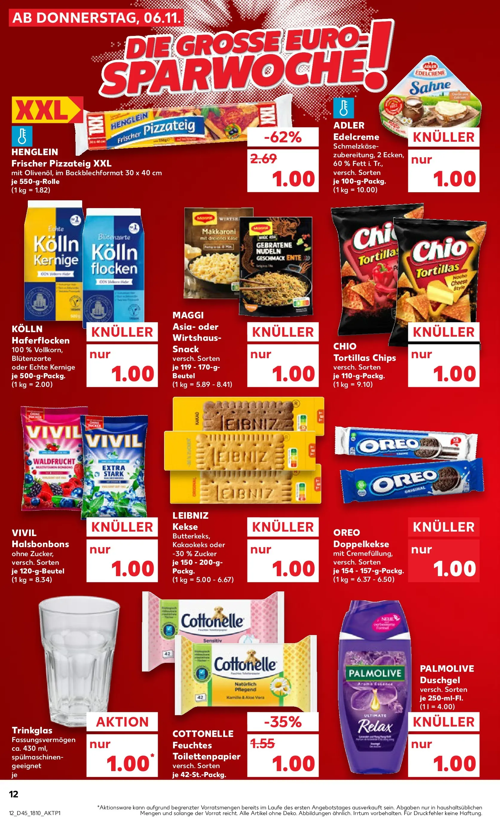 Prospekt Kaufland ab 10.11.2025 » Angebote Online zum Blättern | Seite: 12 | Produkte: Duschgel, Shower Gel, Chips, Kekse