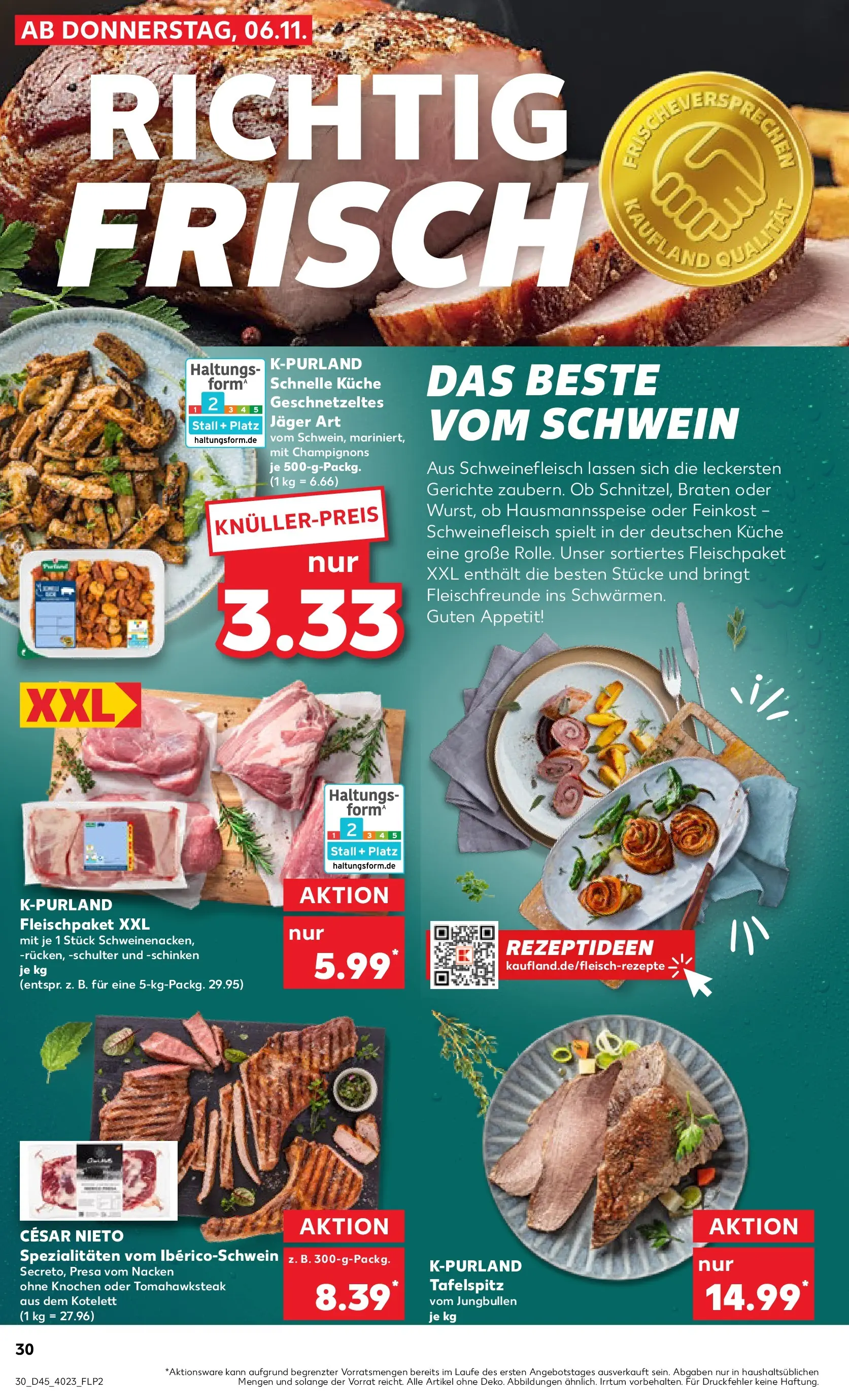 Prospekt Kaufland ab 09.11.2025 » Angebote und Werbung Online | Seite: 30 Prospekt Kaufland ab 09.11.2025 » Angebote Online zum Blättern | Seite: 30