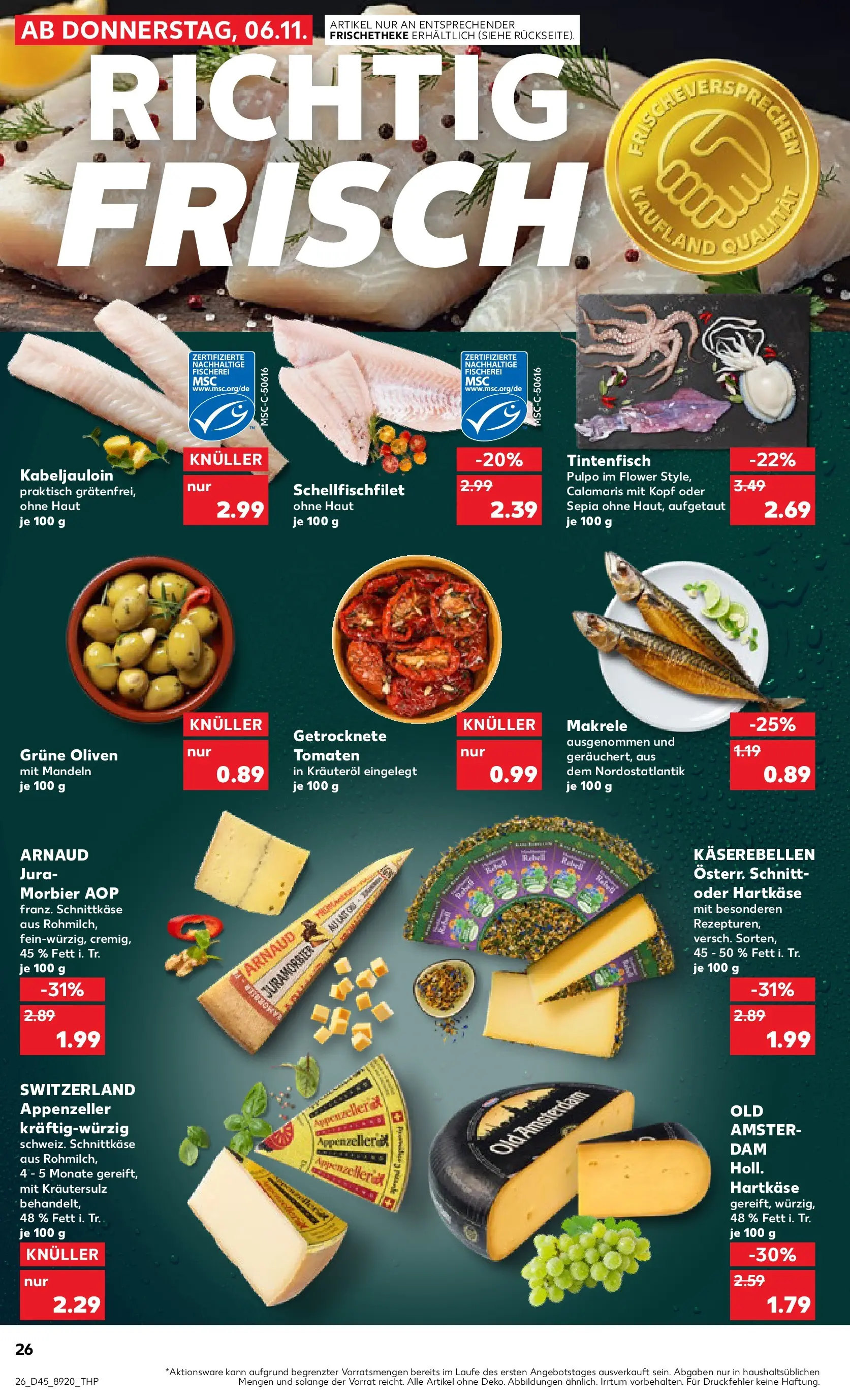 Prospekt Kaufland ab 09.11.2025 » Angebote und Werbung Online | Seite: 26 Prospekt Kaufland ab 09.11.2025 » Angebote Online zum Blättern | Seite: 26