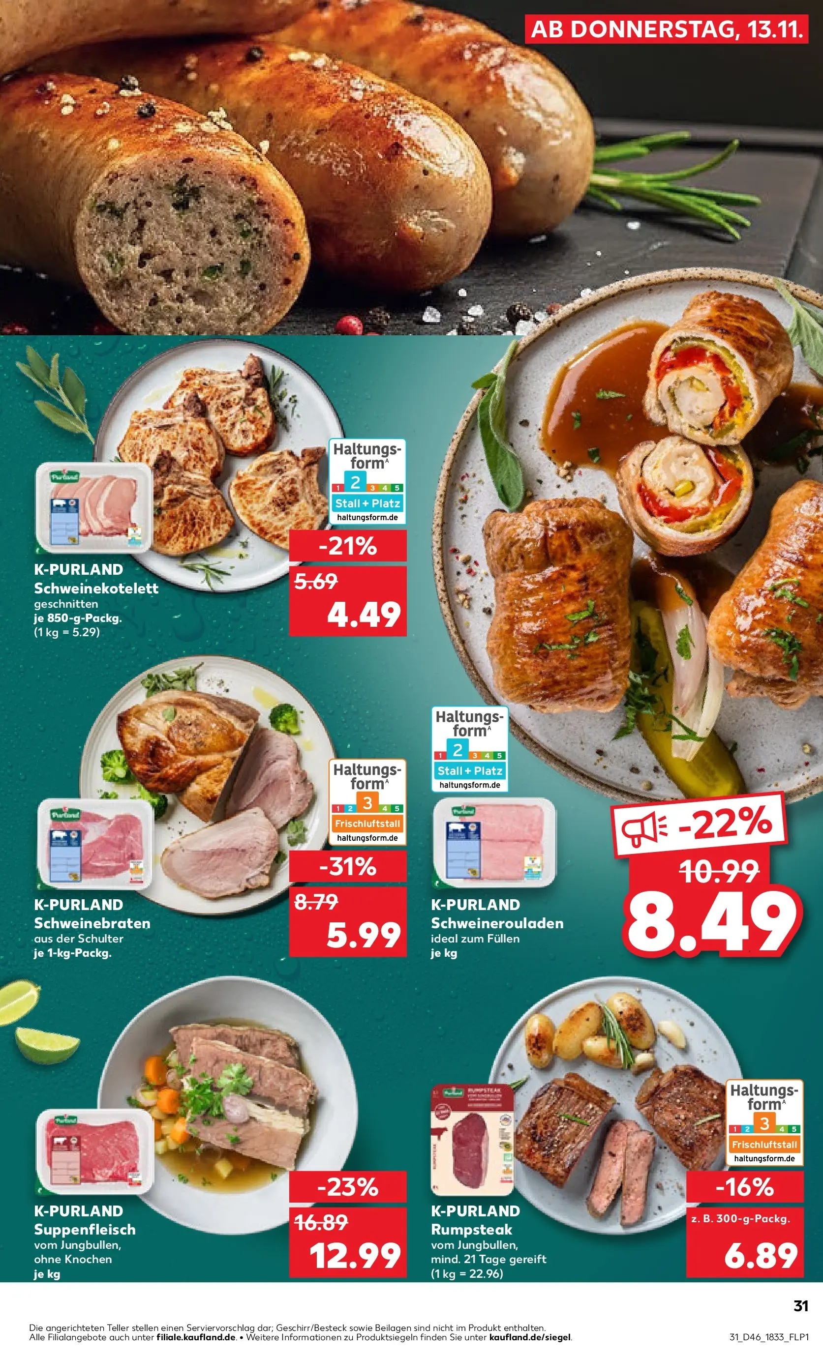 Prospekt Kaufland ab 12.11.2025 » Angebote Online zum Blättern | Seite: 31