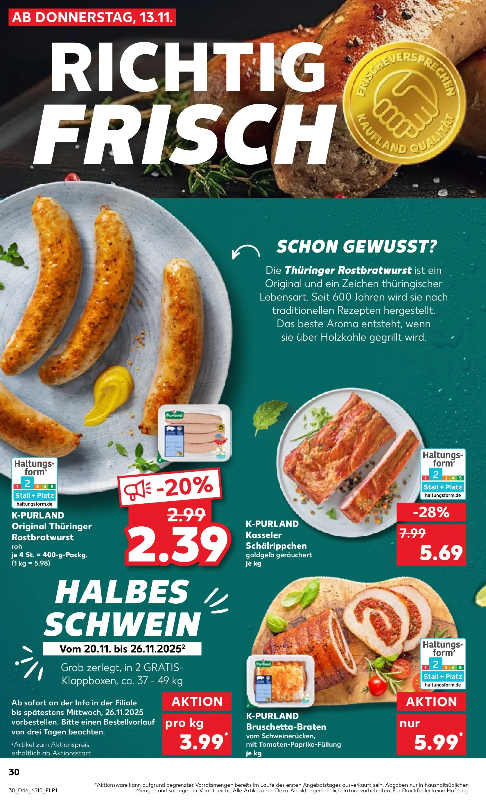 Prospekt Kaufland ab 12.11.2025 » Angebote Online zum Blättern | Seite: 30