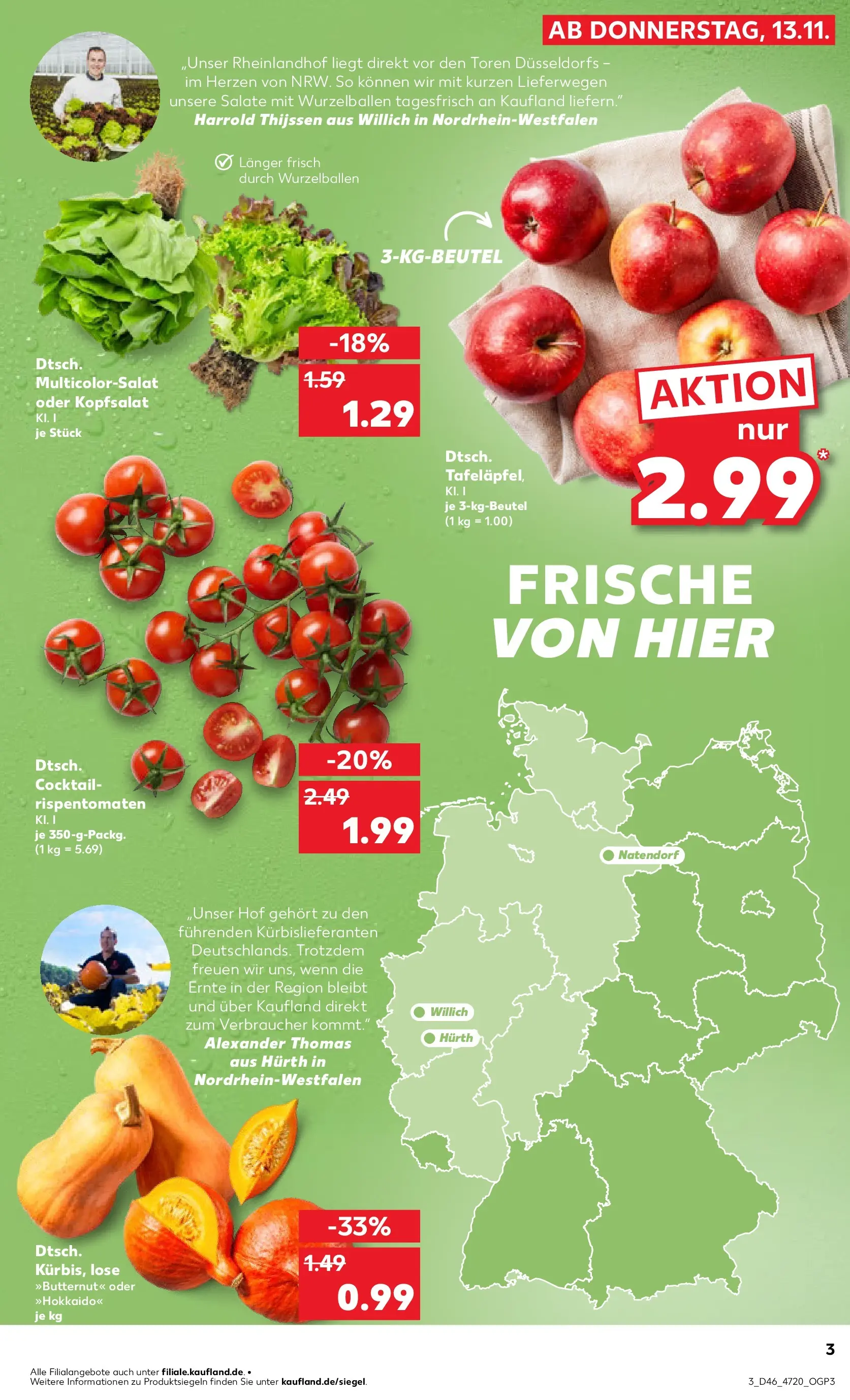 Prospekt Kaufland ab 13.11.2025 » Angebote Online zum Blättern | Seite: 3