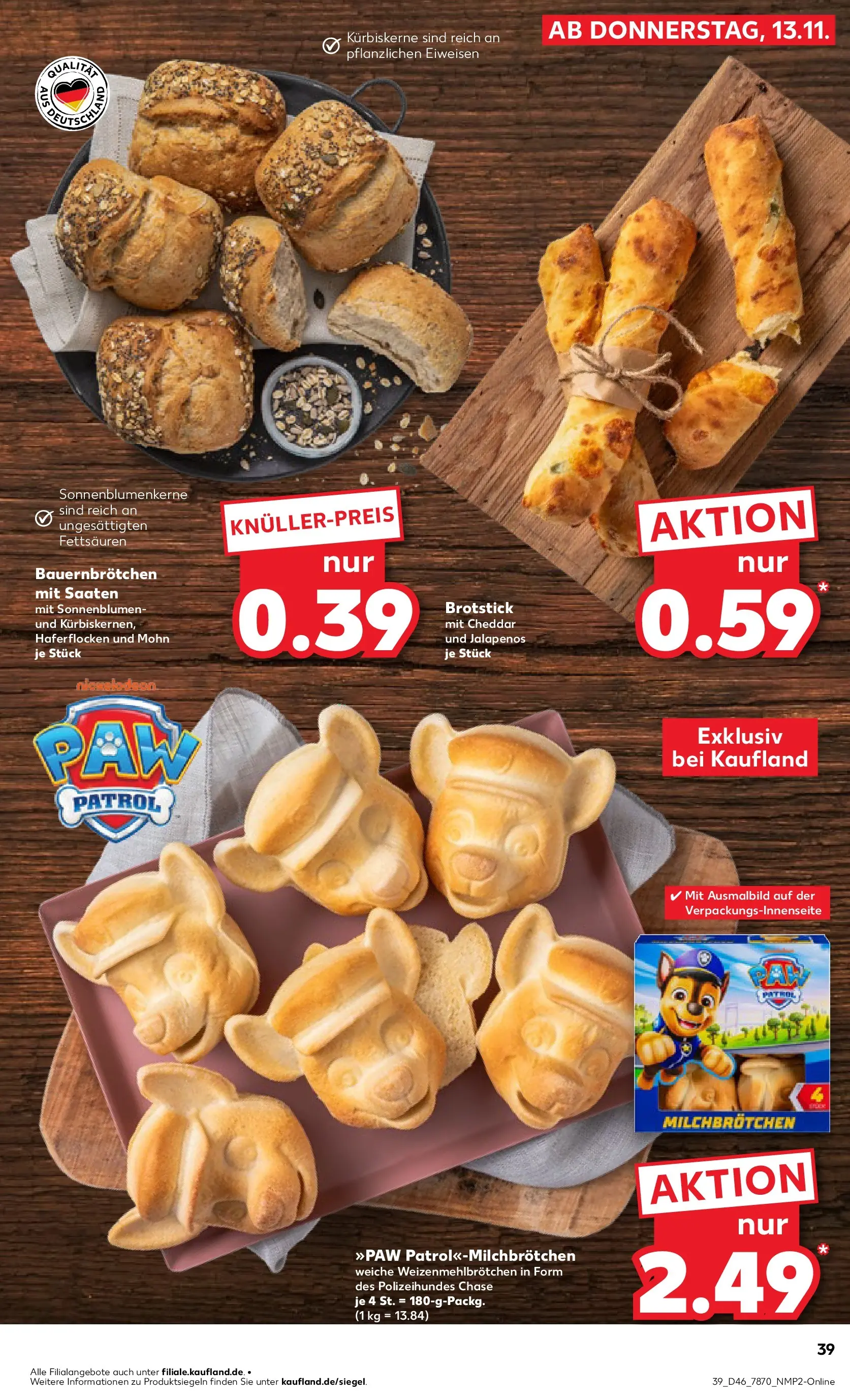 Prospekt Kaufland ab 12.11.2025 » Angebote Online zum Blättern | Seite: 39