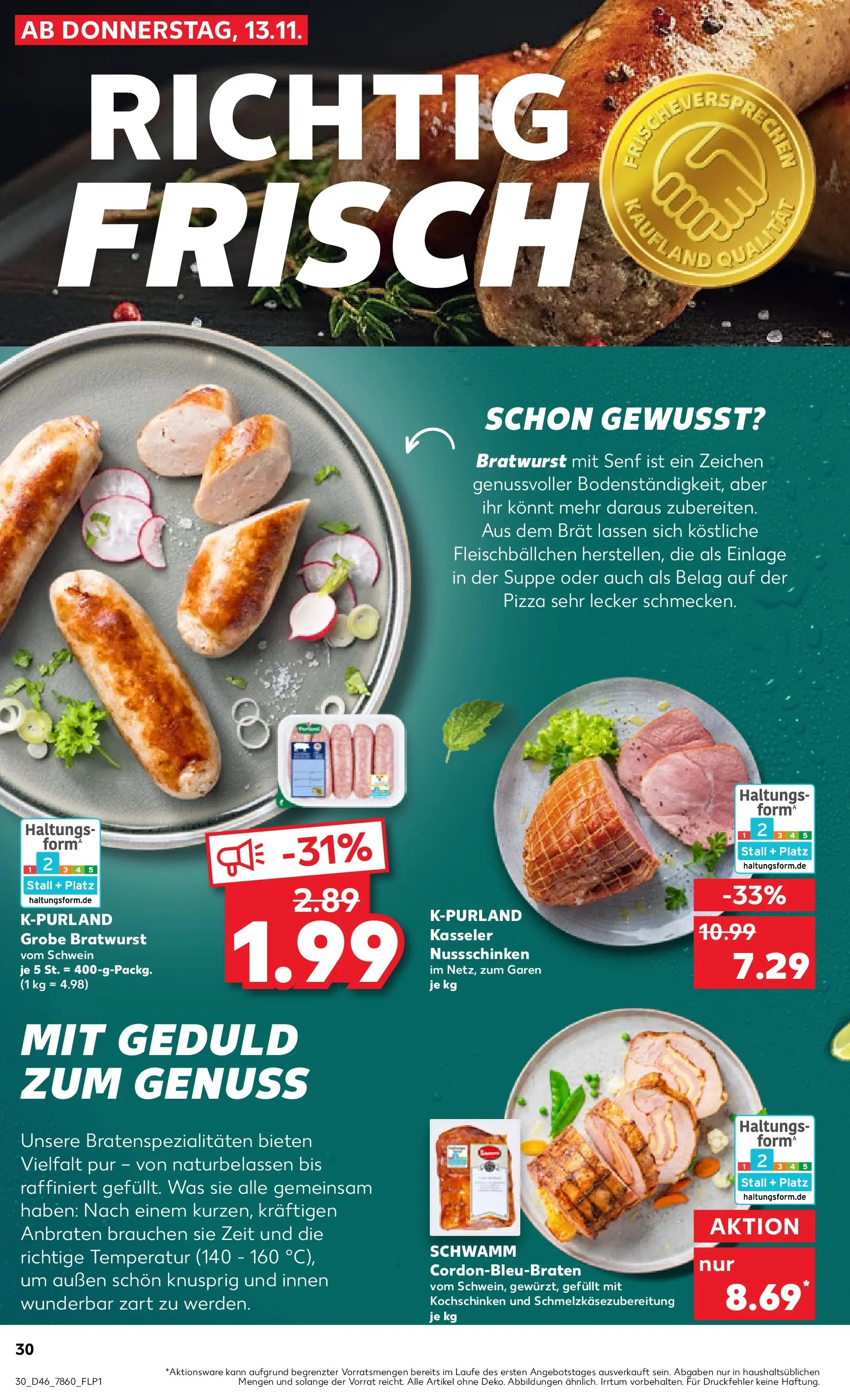 Prospekt Kaufland ab 12.11.2025 » Angebote Online zum Blättern | Seite: 30