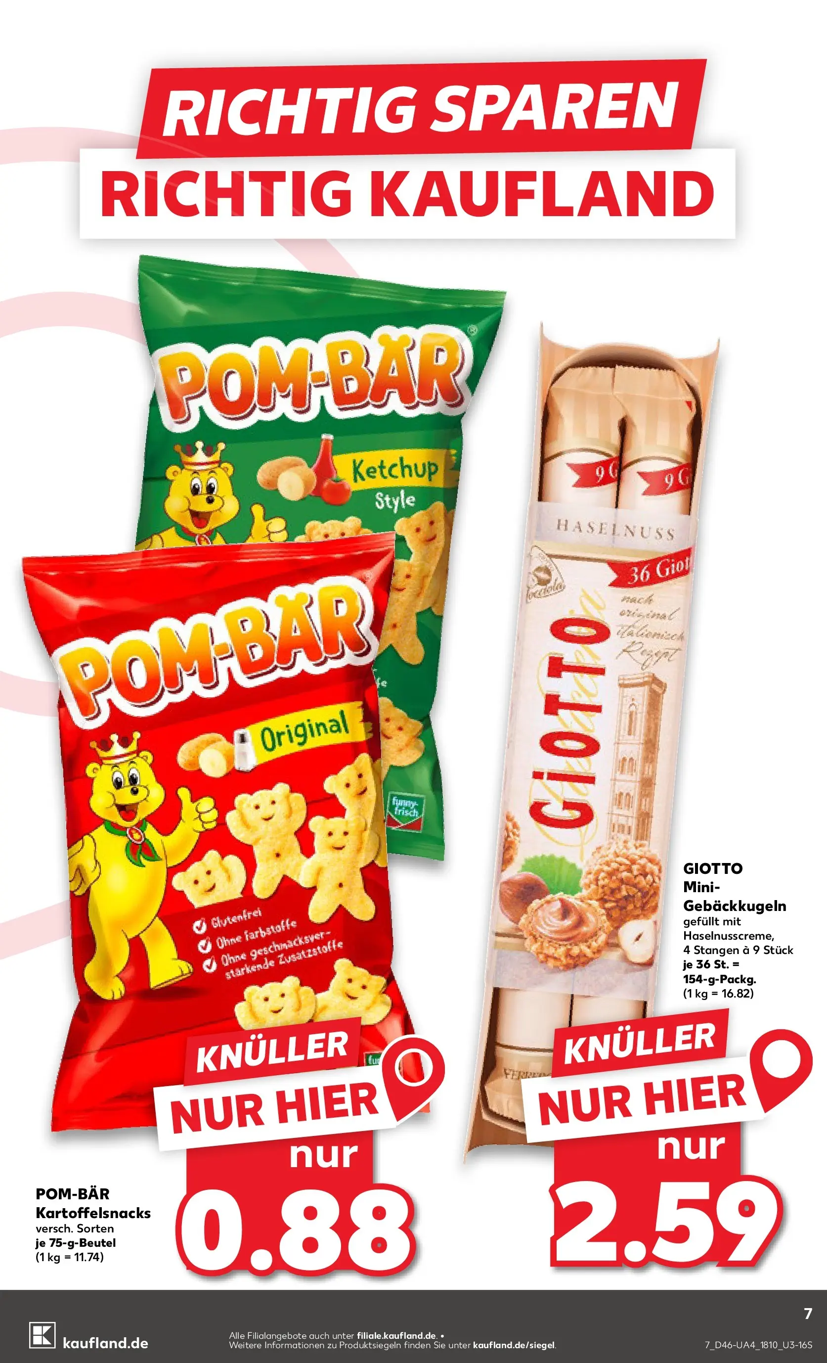 Prospekt Kaufland ab 13.11.2025 » Angebote und Werbung Online | Seite: 7 | Produkte: POM-BÄR, Ketchup Prospekt Kaufland ab 13.11.2025 » Angebote Online zum Blättern | Seite: 7 | Produkte: POM-BÄR, Ketchup