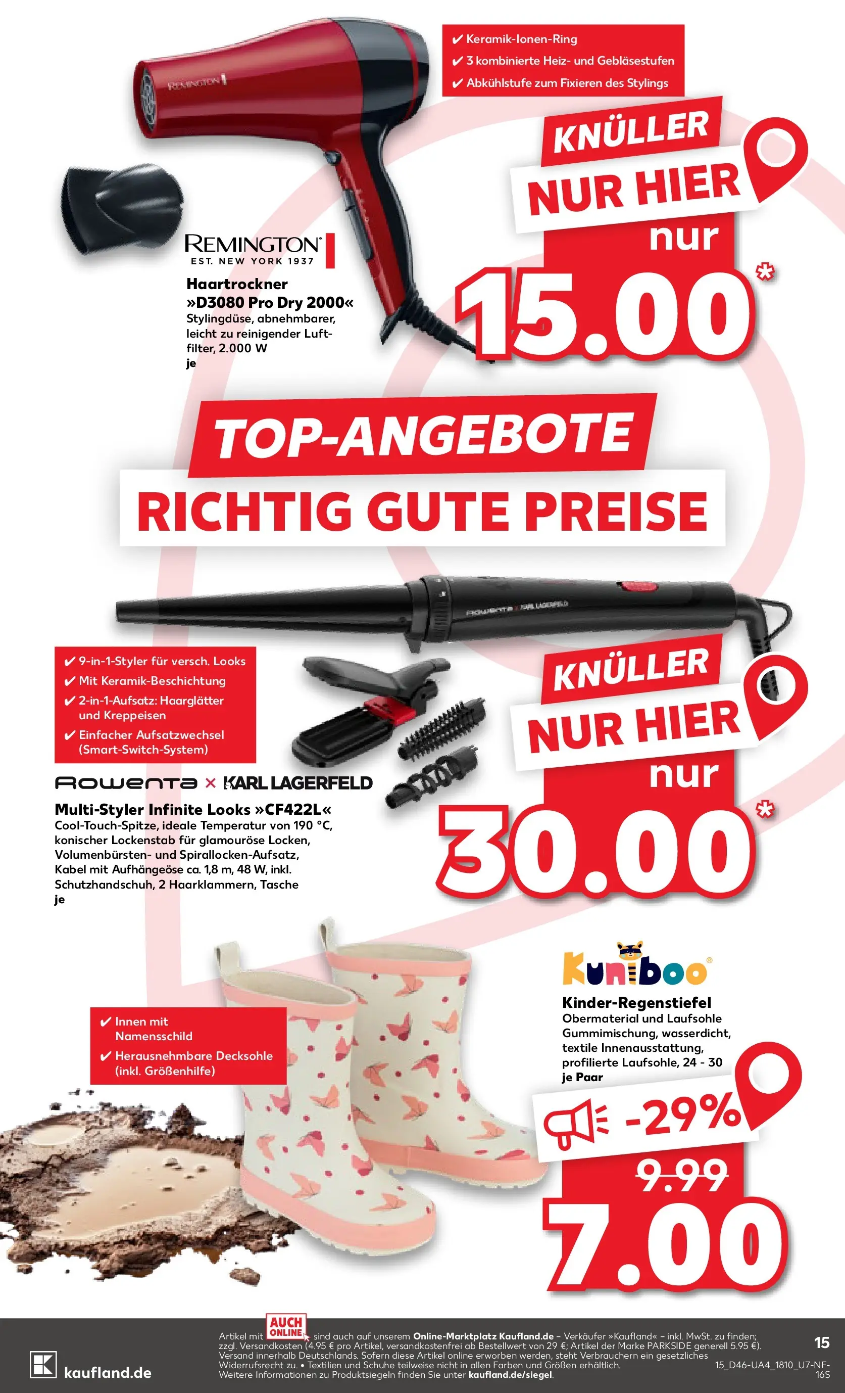 Prospekt Kaufland ab 13.11.2025 » Angebote und Werbung Online | Seite: 15 | Produkte: Tasche, Lockenstab, Haartrockner, Haarglätter Prospekt Kaufland ab 13.11.2025 » Angebote Online zum Blättern | Seite: 15 | Produkte: Tasche, Lockenstab, Haartrockner, Haarglätter