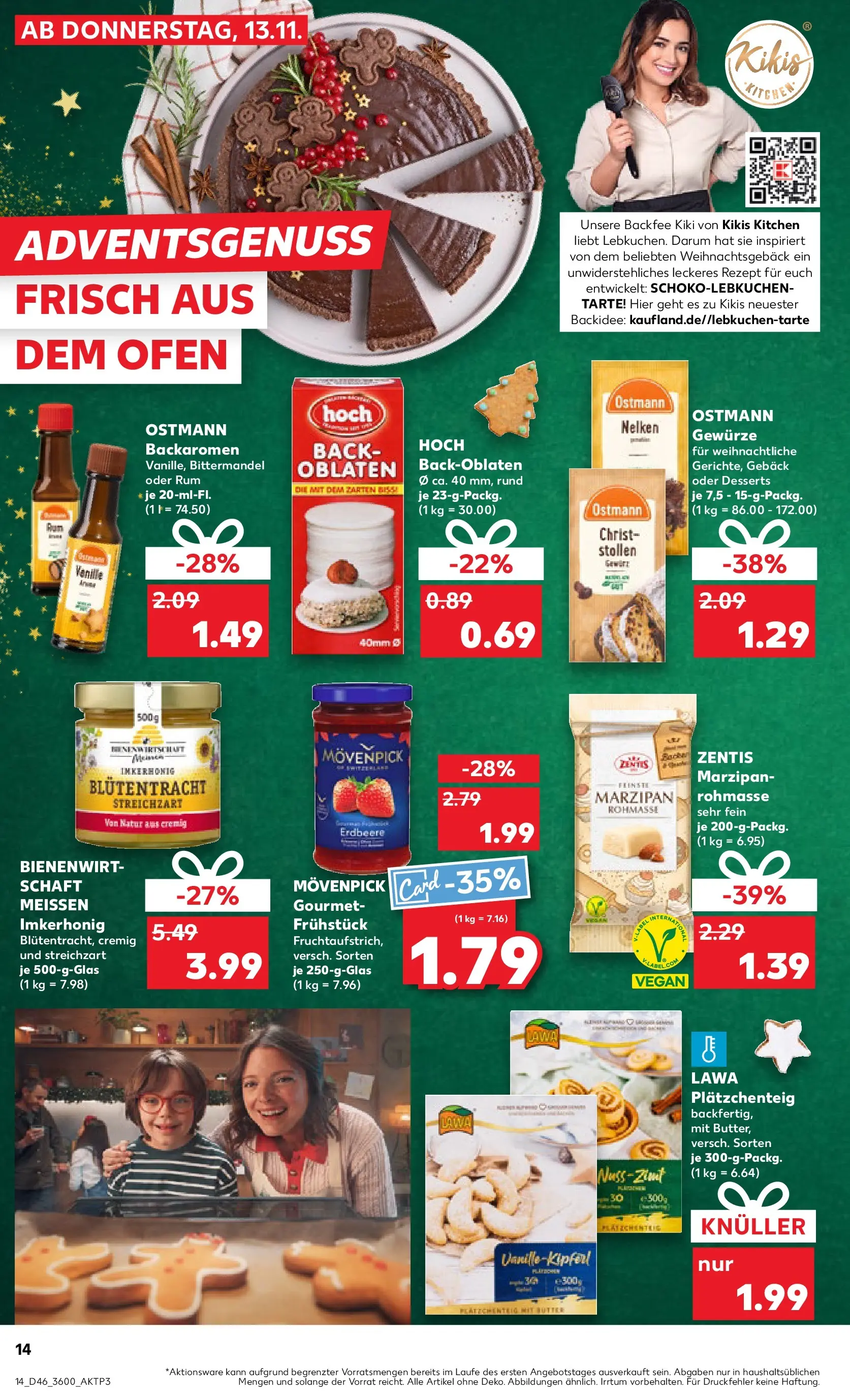 Prospekt Kaufland ab 12.11.2025 » Angebote Online zum Blättern | Seite: 14 | Produkte: Ofen, Rum, Gewürze