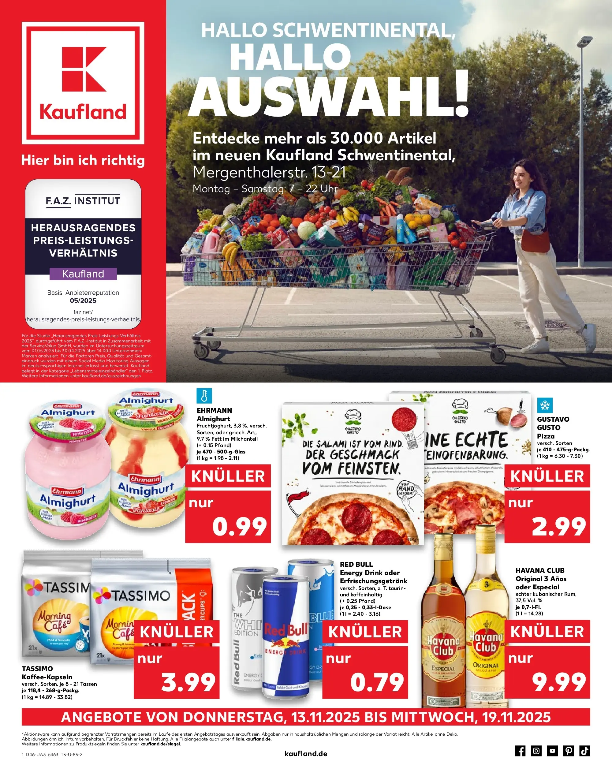 Prospekt Kaufland ab 13.11.2025 » Angebote und Werbung Online | Seite: 1 | Produkte: Havana club, Energy, Rum, Uhr Prospekt Kaufland ab 13.11.2025 » Angebote Online zum Blättern | Seite: 1 | Produkte: Havana club, Energy, Rum, Uhr