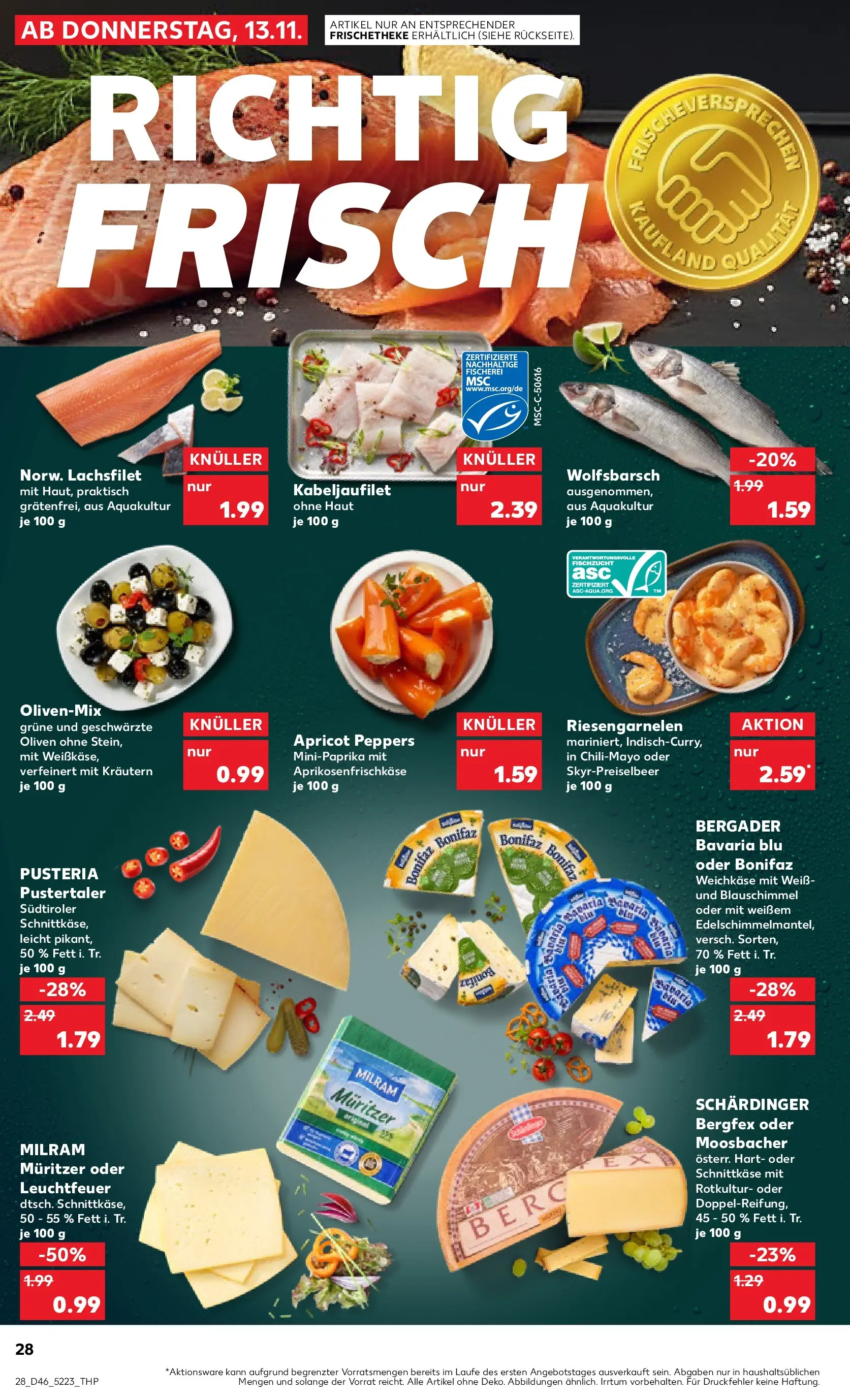 Prospekt Kaufland ab 13.11.2025 » Angebote Online zum Blättern | Seite: 28 | Produkte: Milram