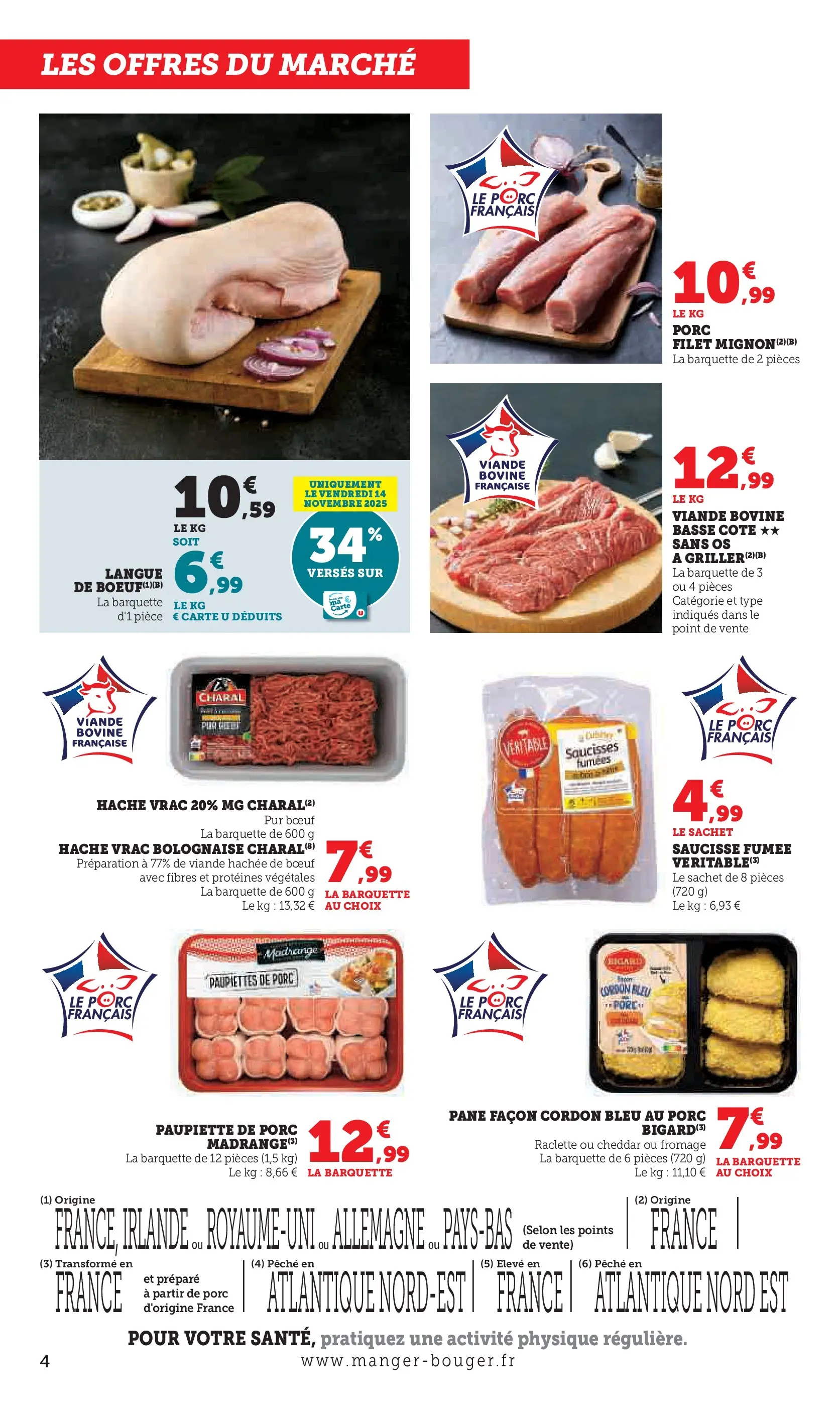 Super U - Le marché à prix bas ! à partir du 09/11/2025 - promo en ligne | Page: 4