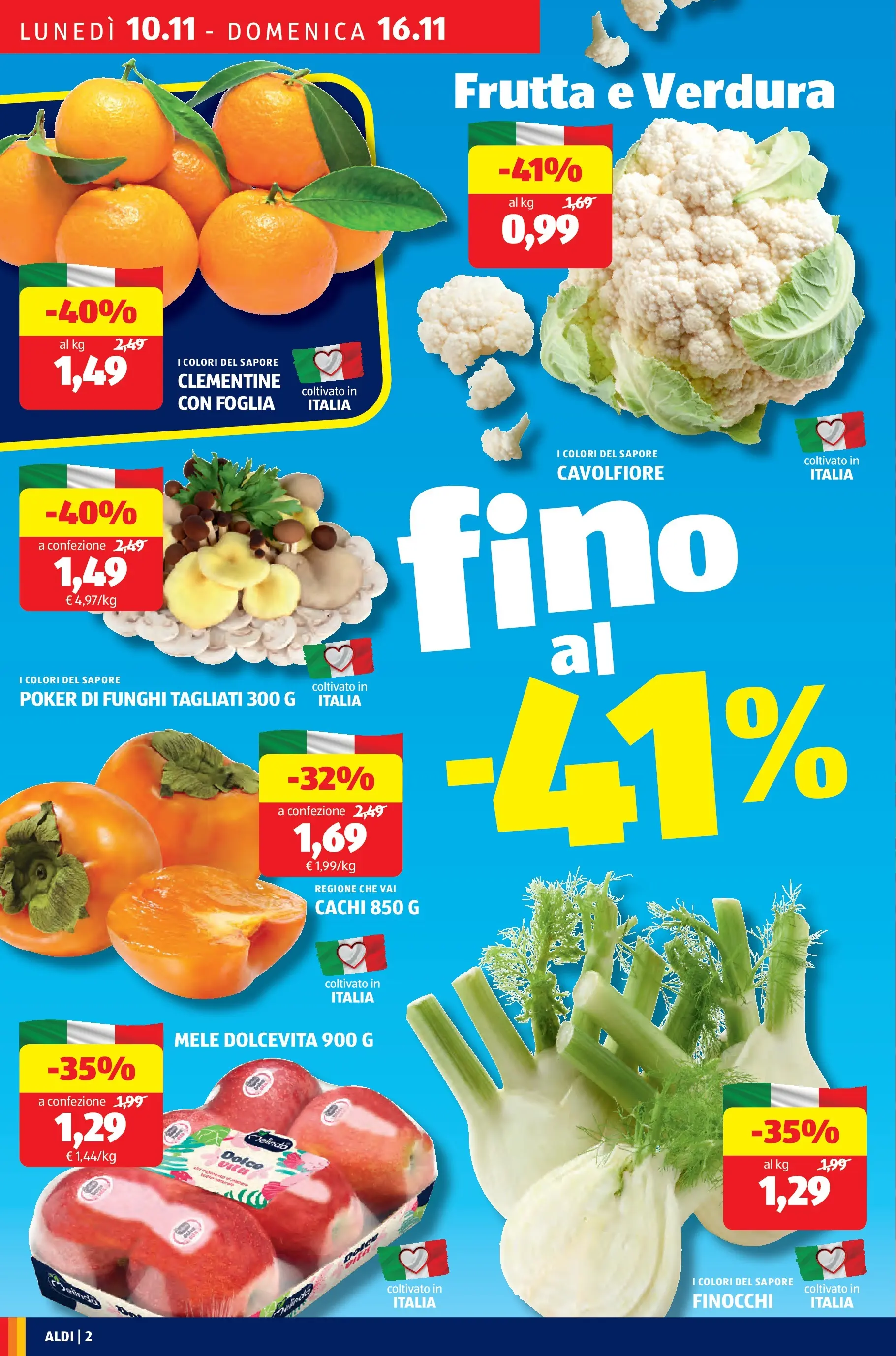 Nuovo Aldi - Black November dal 09/11/2025 > offerte anteprima 🛍️ | Pagina: 2 | Prodotti: Mele, Frutta, Funghi, Cachi