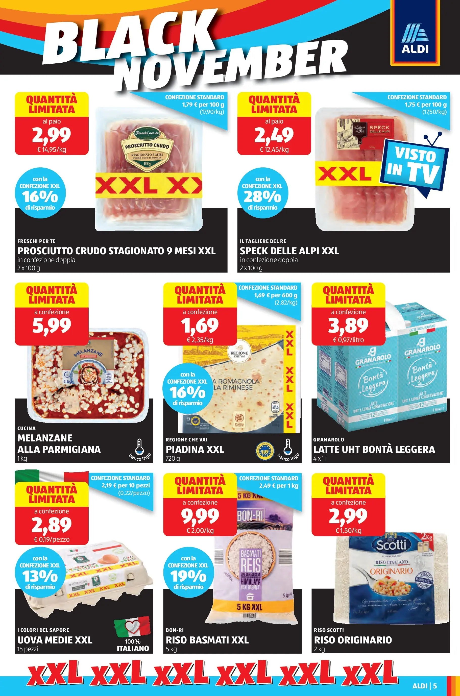 Nuovo Aldi - Black November dal 09/11/2025 > offerte anteprima 🛍️ | Pagina: 5 | Prodotti: Prosciutto Crudo, Prosciutto, Piadina, Tagliere