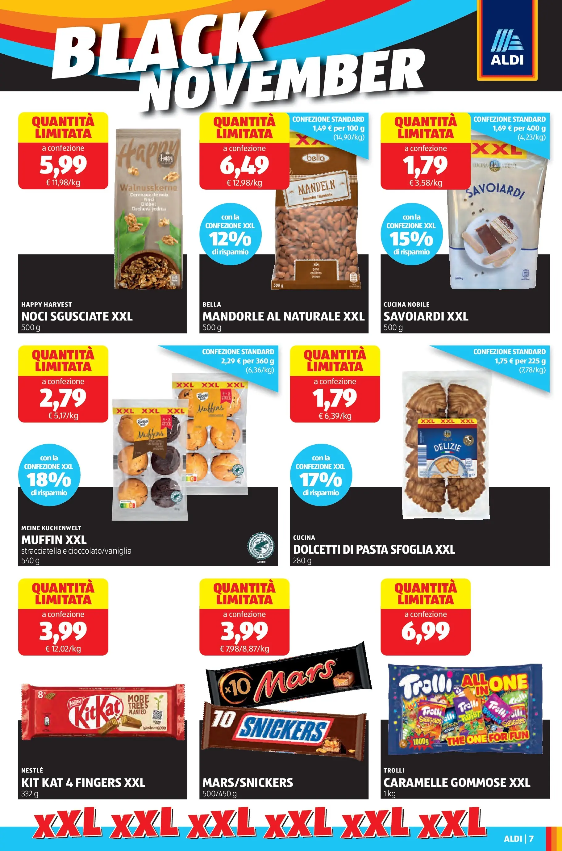 Nuovo Aldi - Black November dal 09/11/2025 > offerte anteprima 🛍️ | Pagina: 7 | Prodotti: Caramelle, The, Savoiardi, Stracciatella