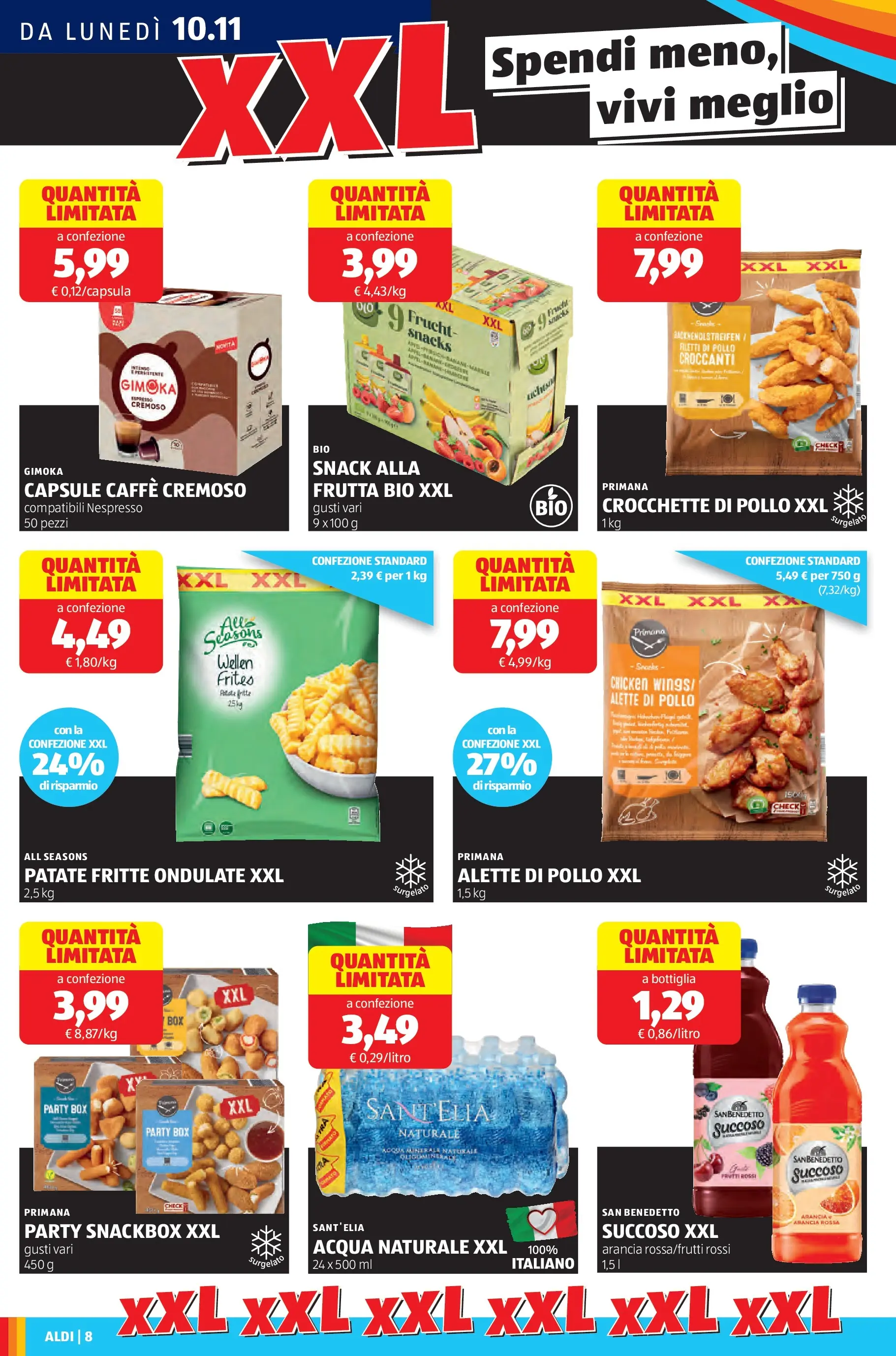 Nuovo Aldi - Black November dal 09/11/2025 > offerte anteprima 🛍️ | Pagina: 8 | Prodotti: Caffè, Pollo, Nuggets, Arancia