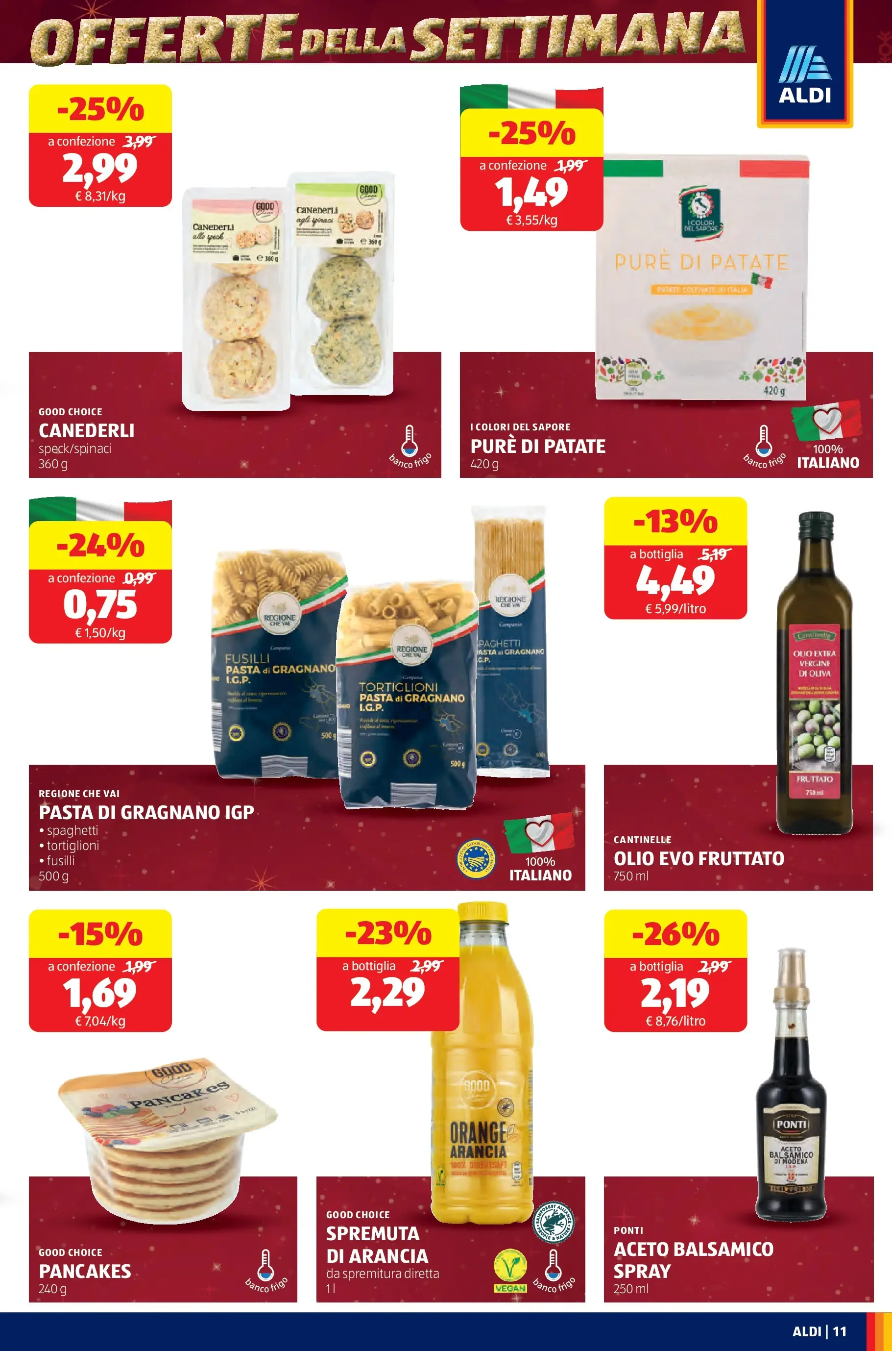 Nuovo Aldi - Black November dal 09/11/2025 > offerte anteprima 🛍️ | Pagina: 11 | Prodotti: Olio, Olive, Pasta, Bottiglia