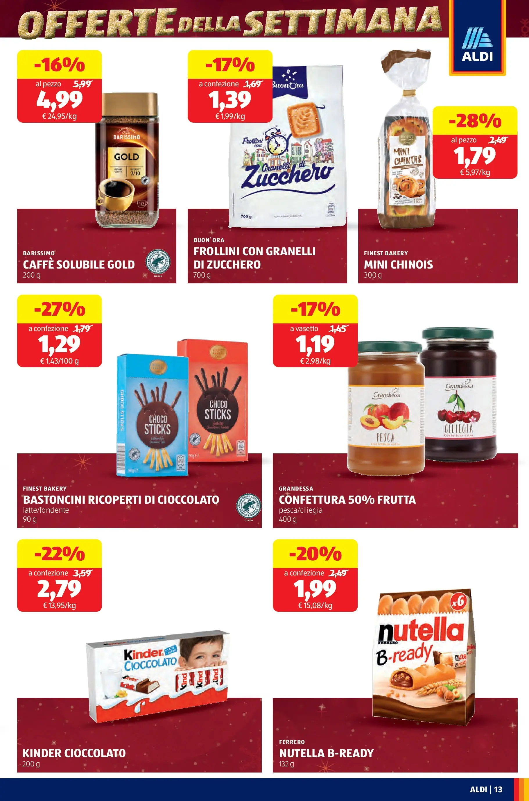 Nuovo Aldi - Black November dal 09/11/2025 > offerte anteprima 🛍️ | Pagina: 13 | Prodotti: Caffè, Frutta, Zucchero, Nutella