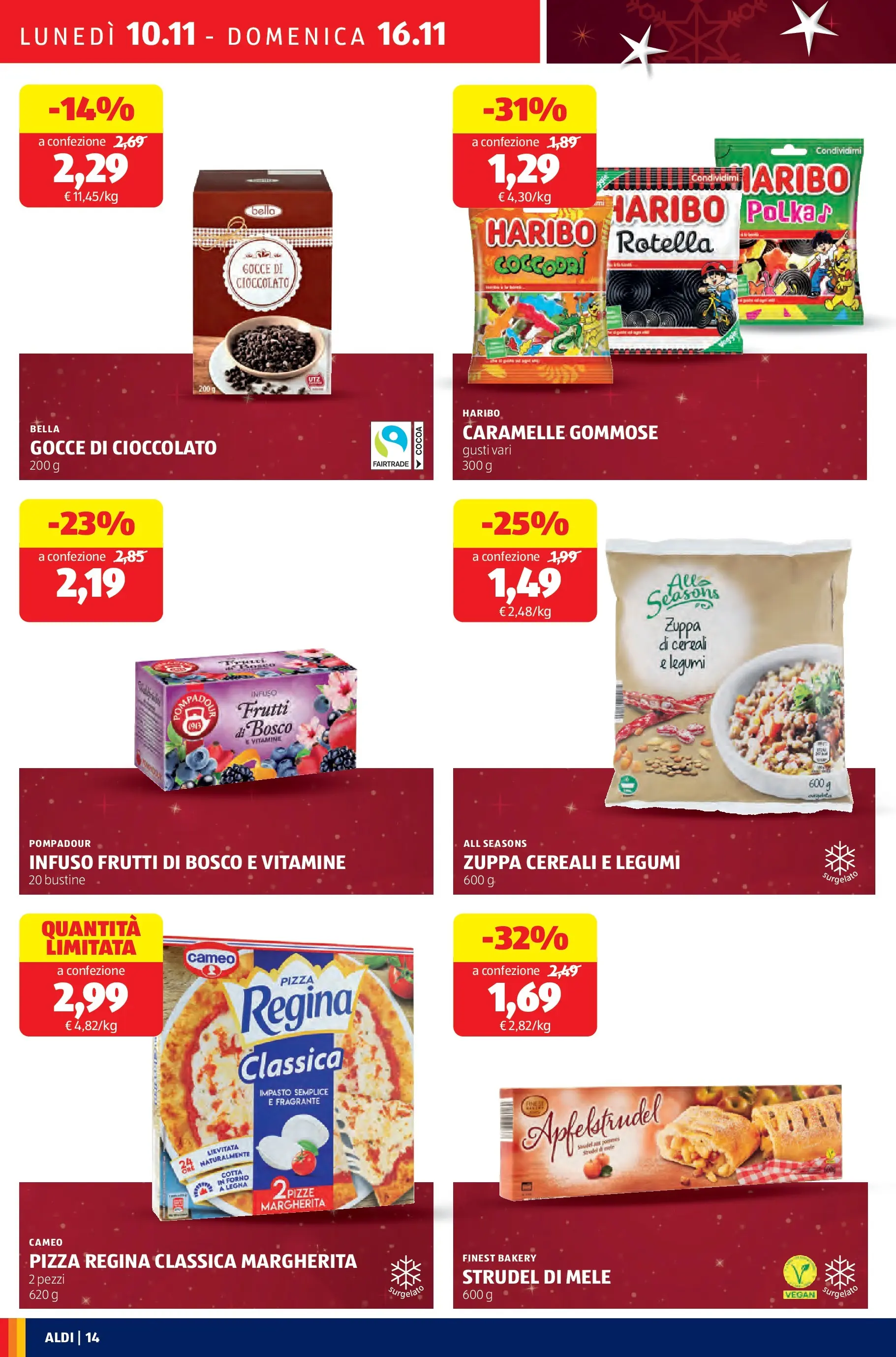 Nuovo Aldi - Black November dal 09/11/2025 > offerte anteprima 🛍️ | Pagina: 14 | Prodotti: Pizza, Mele, Cereali, Forno