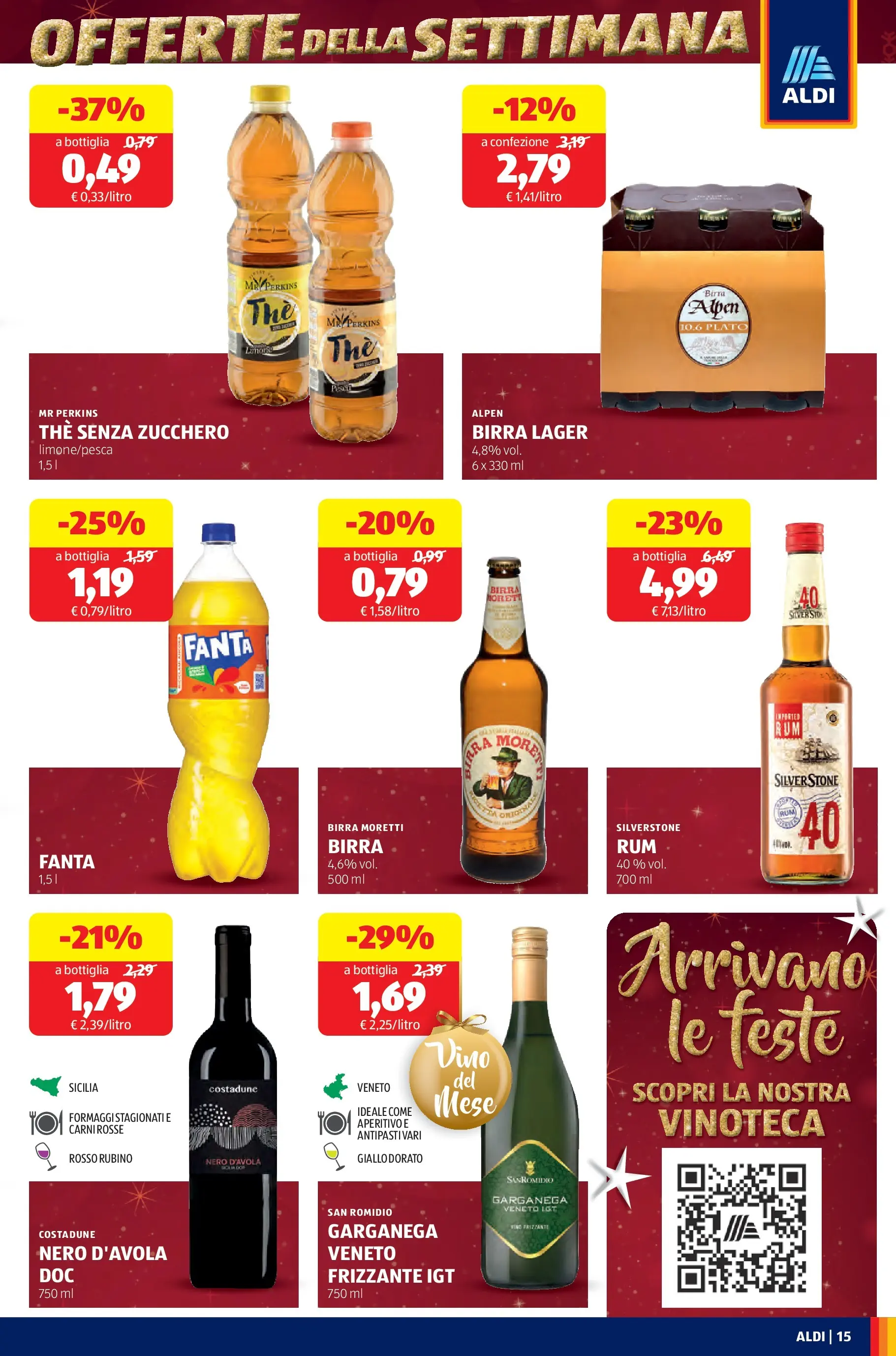 Nuovo Aldi - Black November dal 09/11/2025 > offerte anteprima 🛍️ | Pagina: 15 | Prodotti: Birra Moretti, Rum, The, Aperitivo
