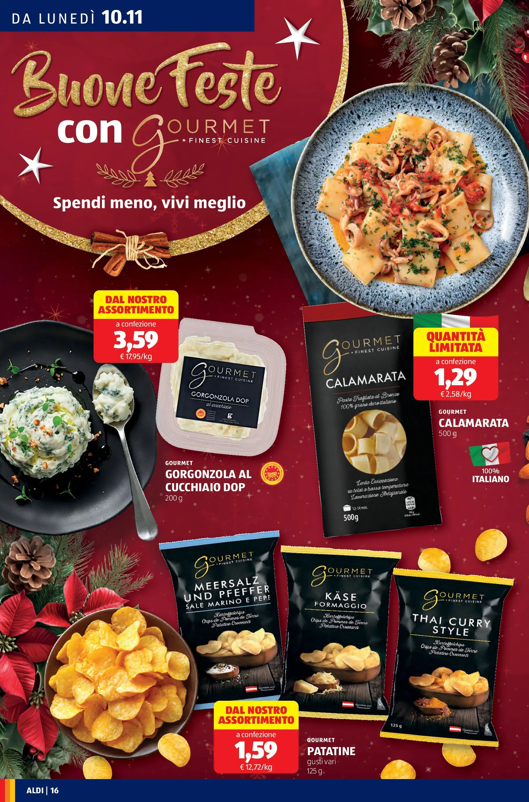 Nuovo Aldi - Black November dal 09/11/2025 > offerte anteprima 🛍️ | Pagina: 16 | Prodotti: Patatine, Pepe, Formaggio, Pasta