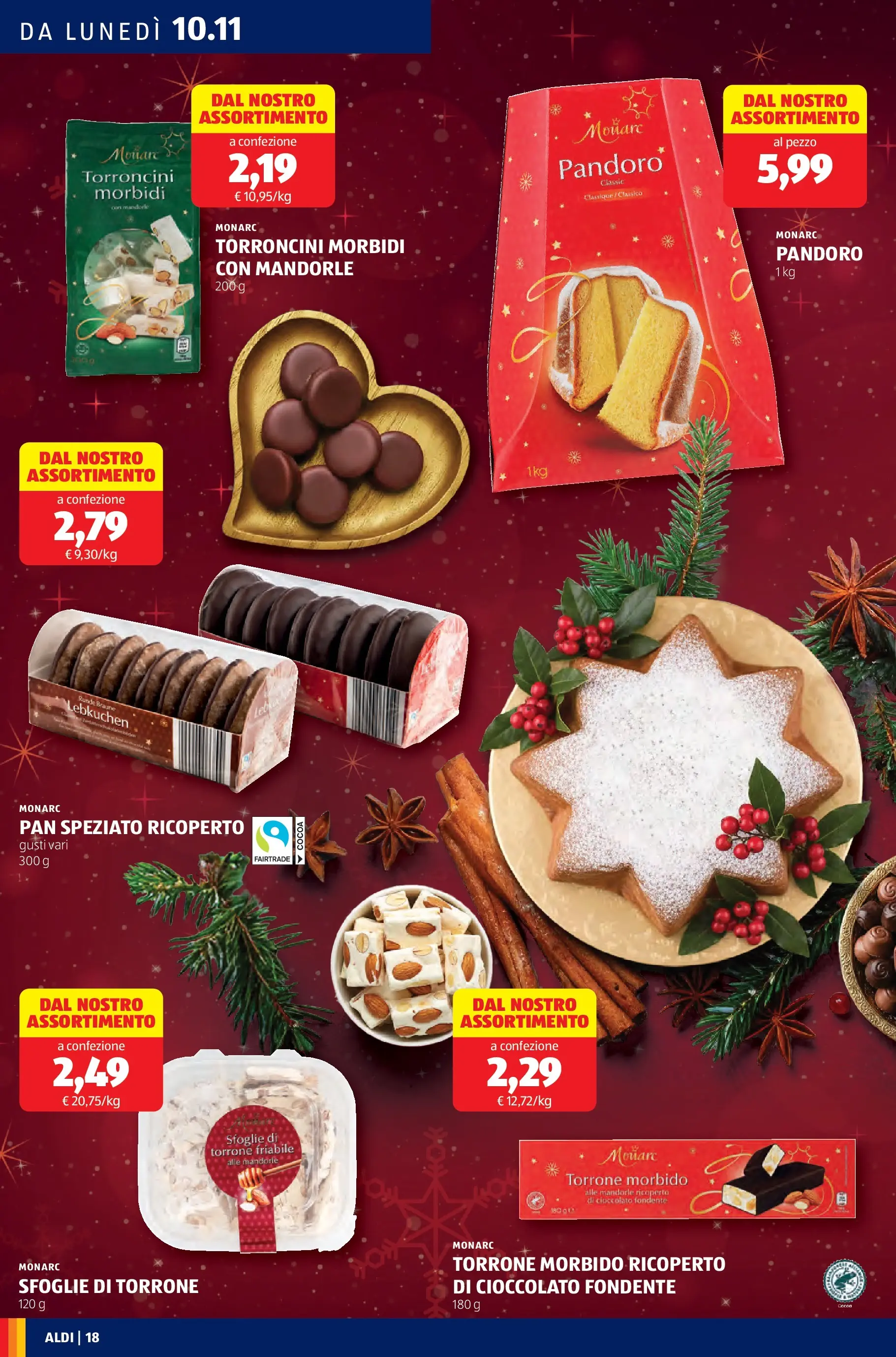 Nuovo Aldi - Black November dal 09/11/2025 > offerte anteprima 🛍️ | Pagina: 18 | Prodotti: Cioccolato, Mandorle, Pandoro, Torroncini